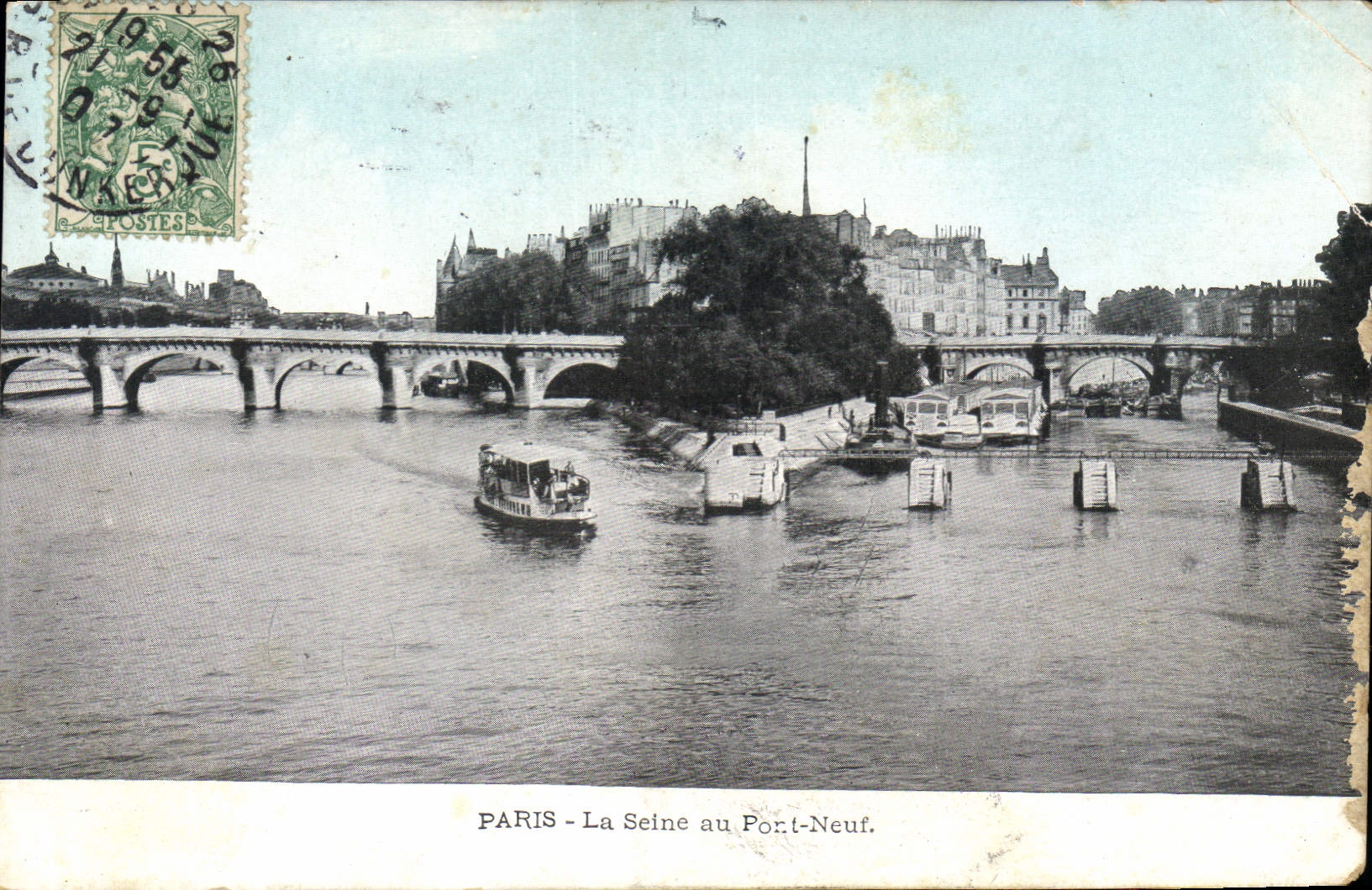 CPA Paris La Seine au Pont Neuf