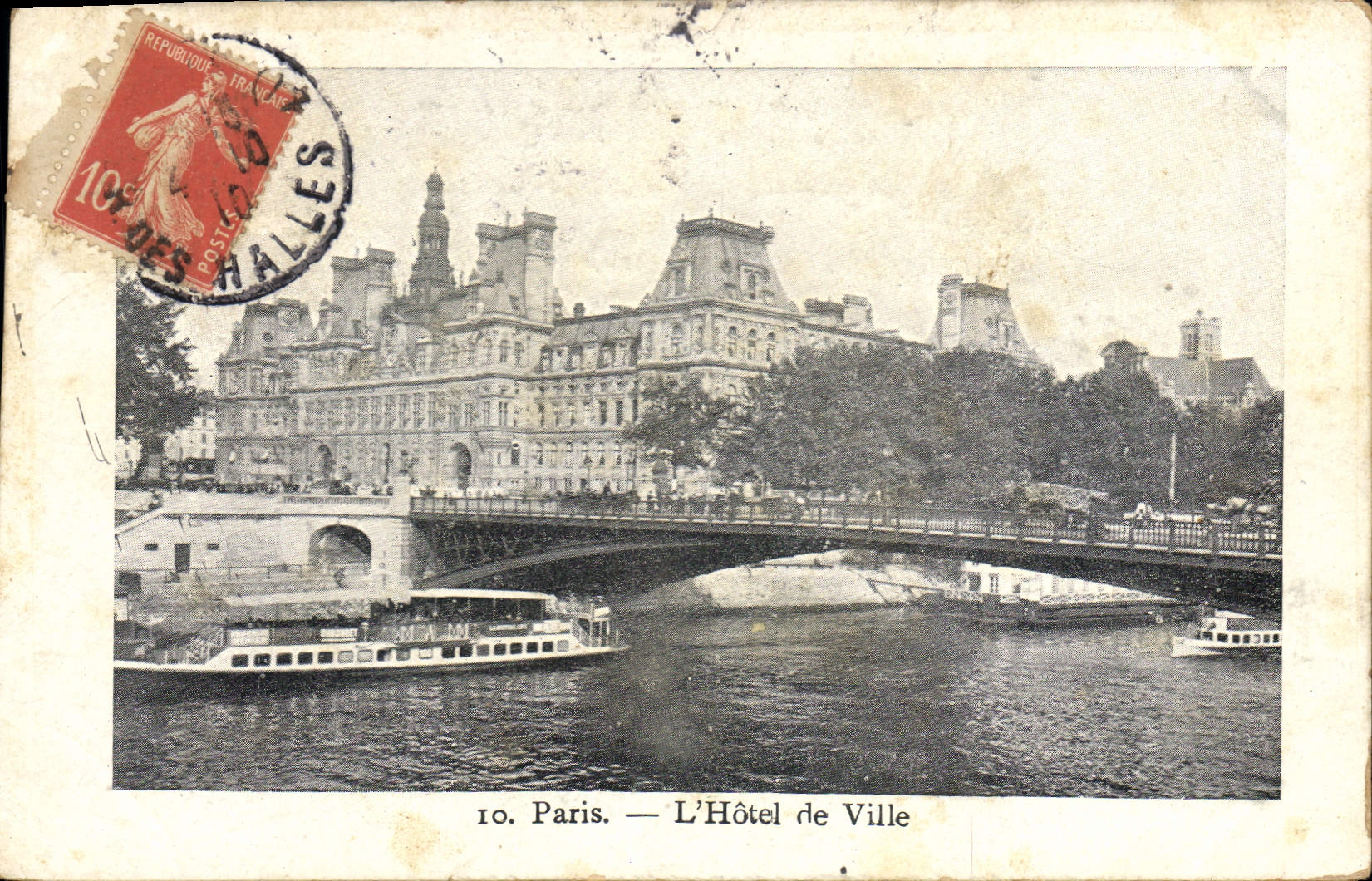 CPA Paris L'Hotel de Ville