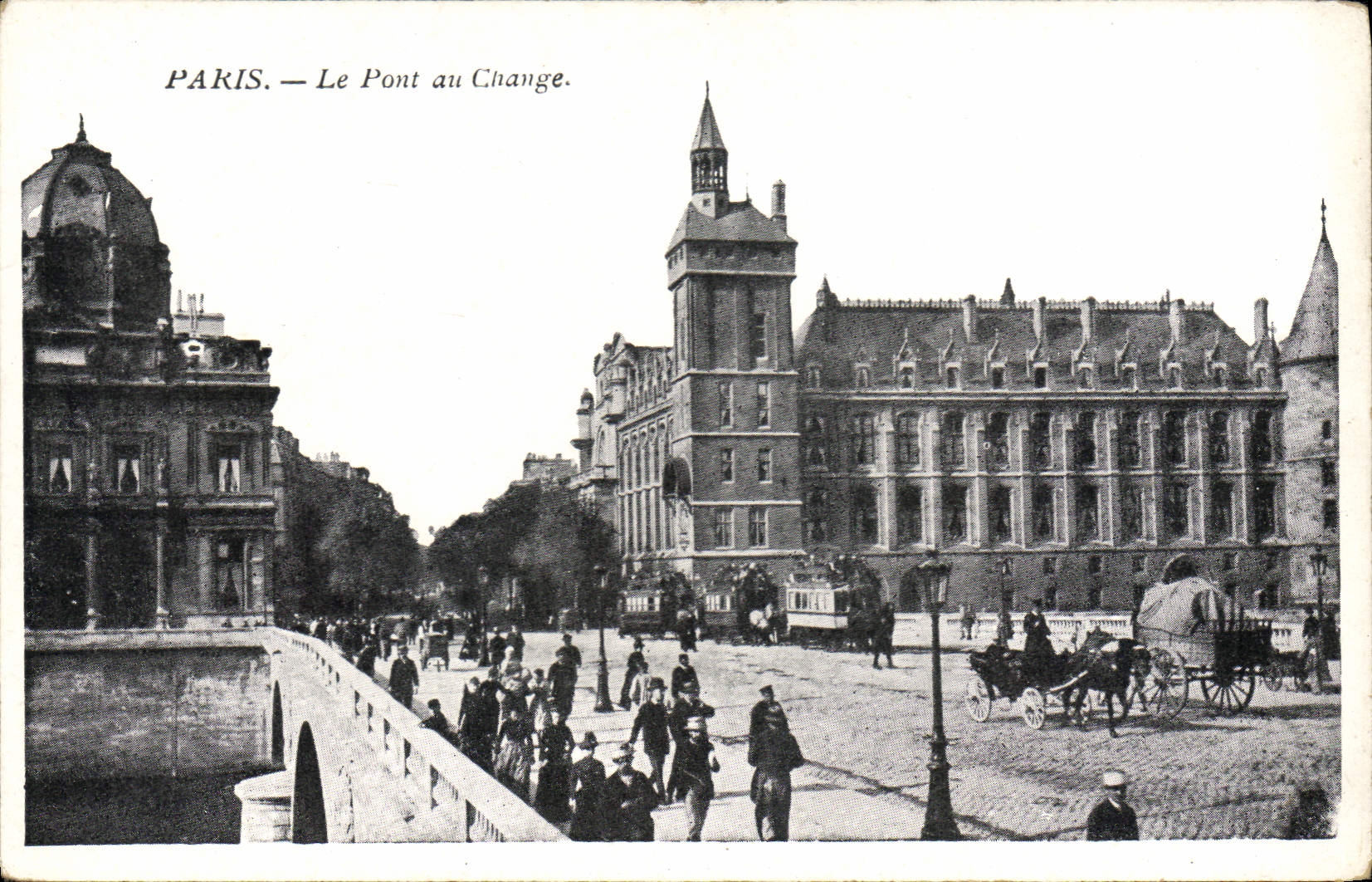 CPA Paris Le Pont au Change