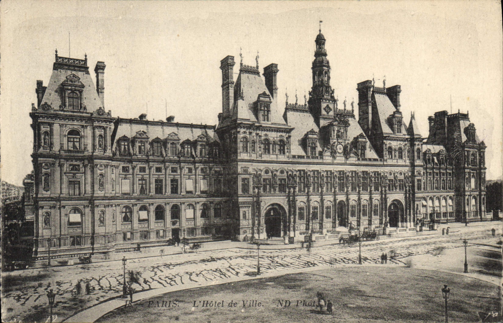 CPA Paris L'Hotel de Ville