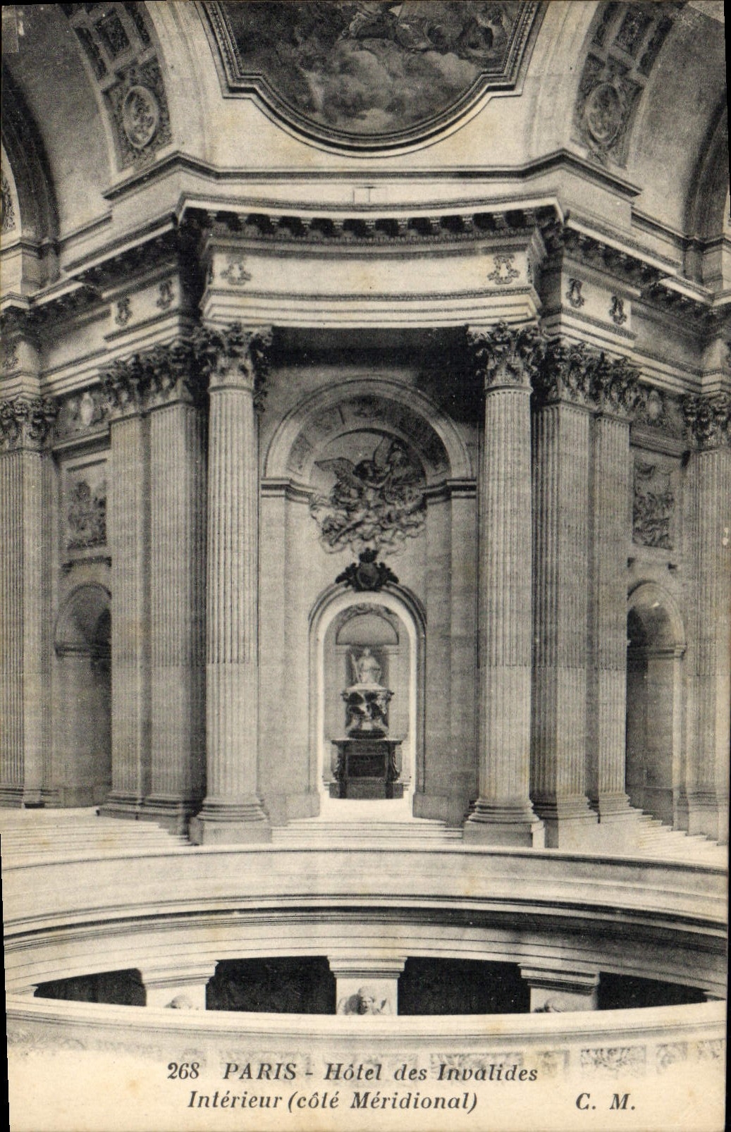 CPA Paris Hotel des Invalides Interieur (cote Meridional)