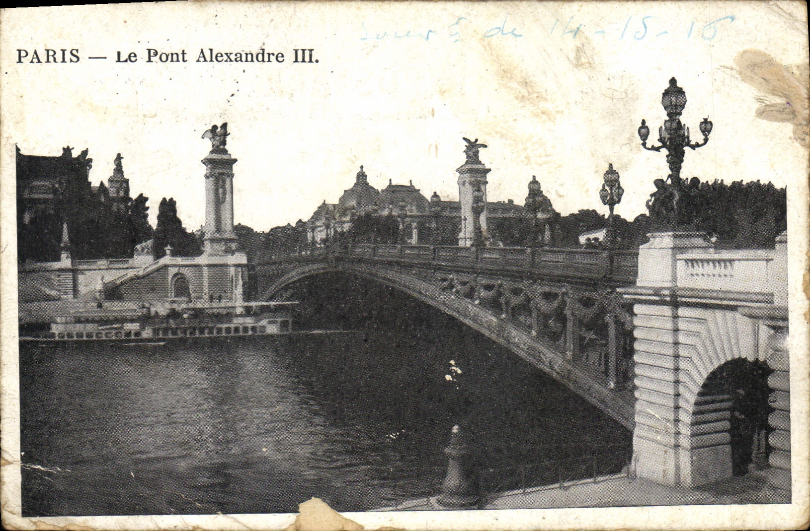 CPA Paris Le Pont Alexandre III