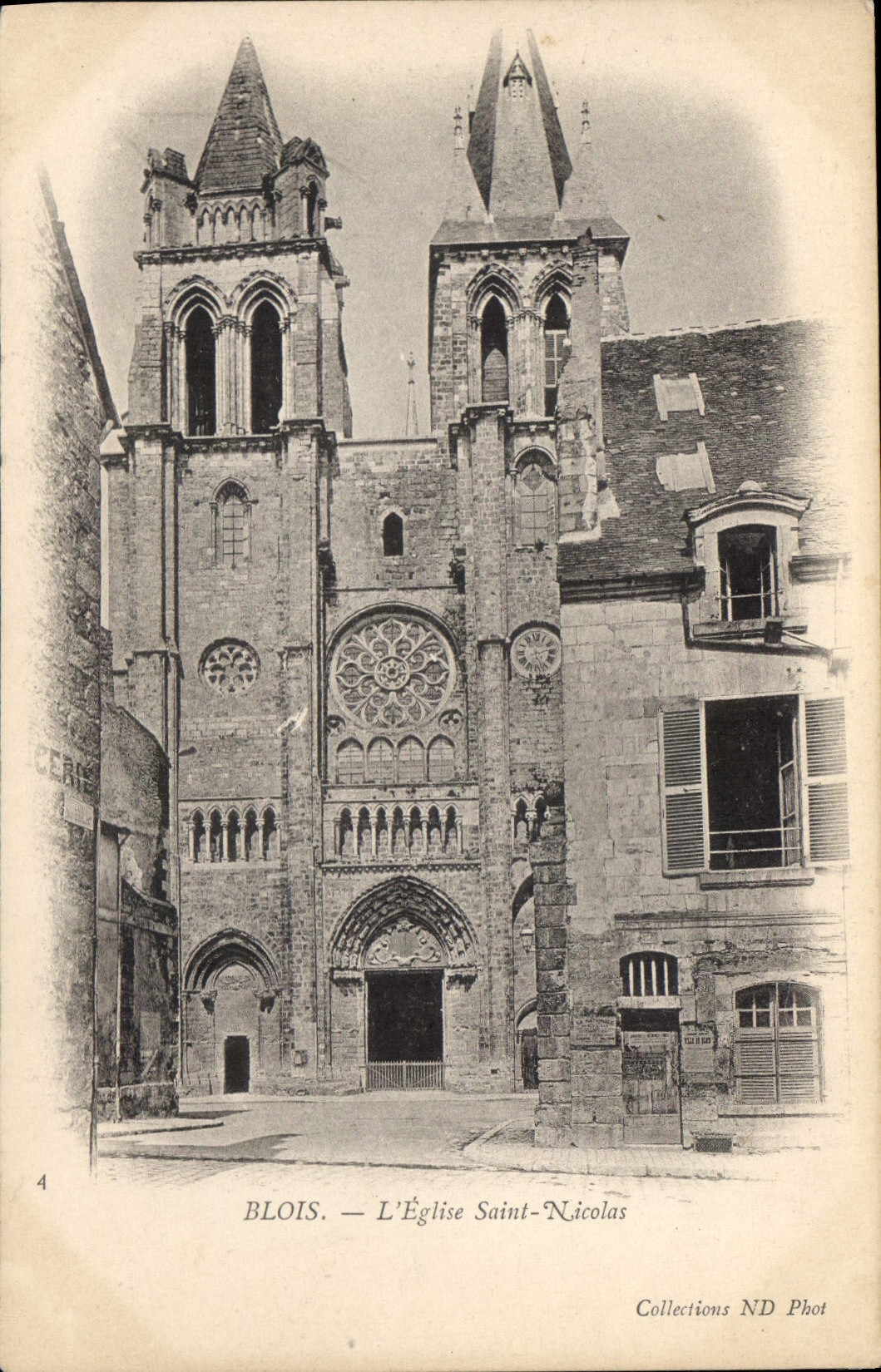 CPA Blois L'Elgise Saint Nicolas