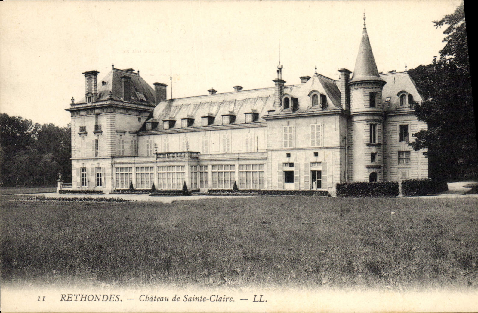 CPA Rethondes Chateau de Sainte Claire