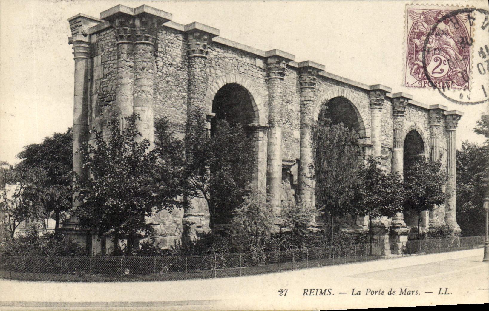 CPA Reims La Porte de Mars