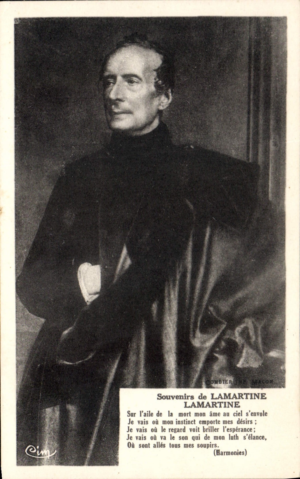 CPA Souvenir de Lamartine Lamartine 