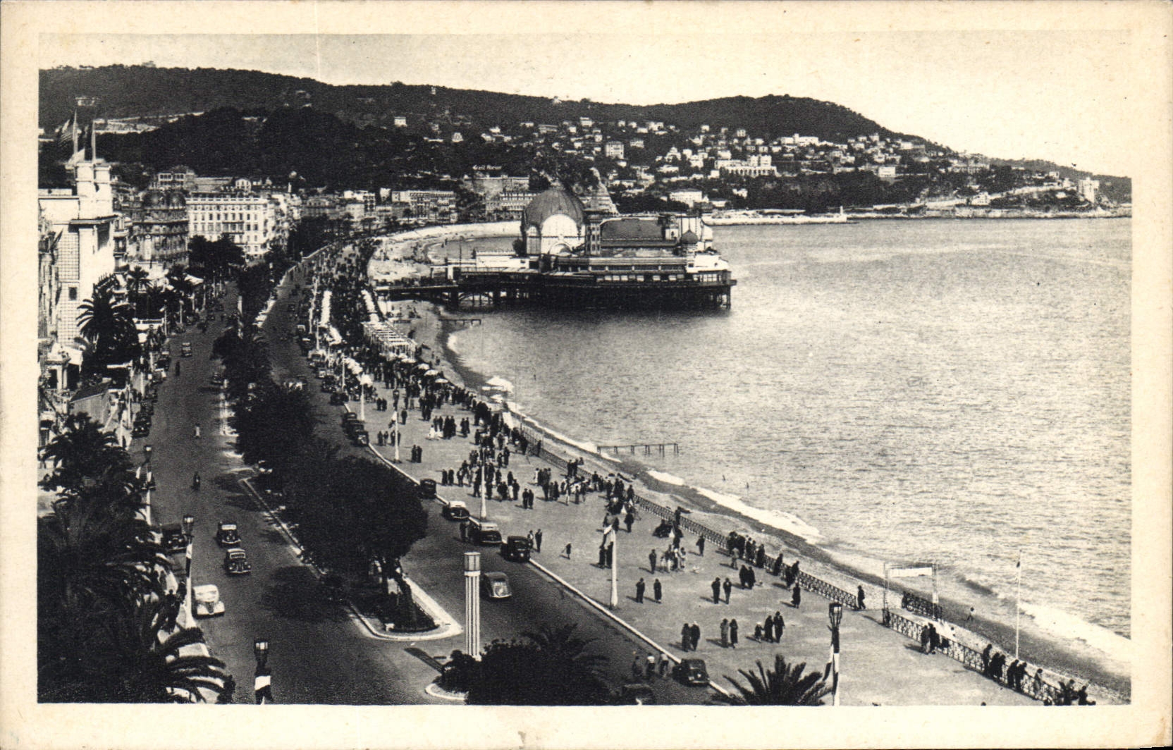 CPA Nice Le Mont Boron Le Promenade des Anglais