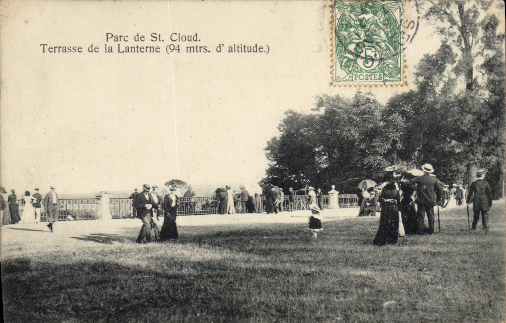 CPA Parc de St Cloud Terrasse de la Lanterne