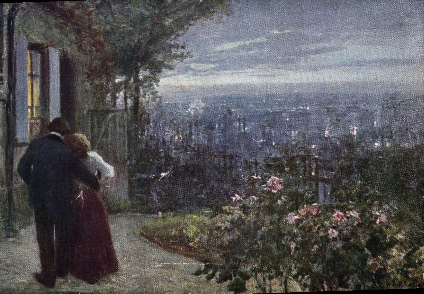 CPA Scene d'Amour Balestrieri