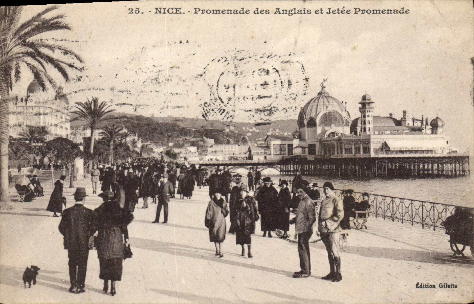 CPA Nice Promenade des Anglais et Jetee Promenade 