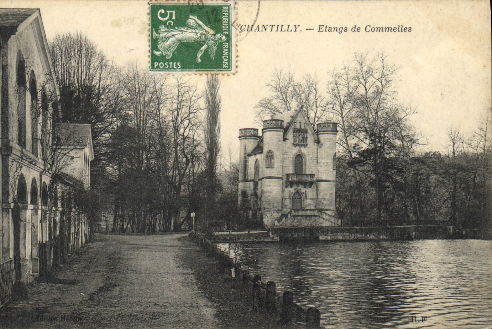 CPA Chantilly Etangs de Commelles 