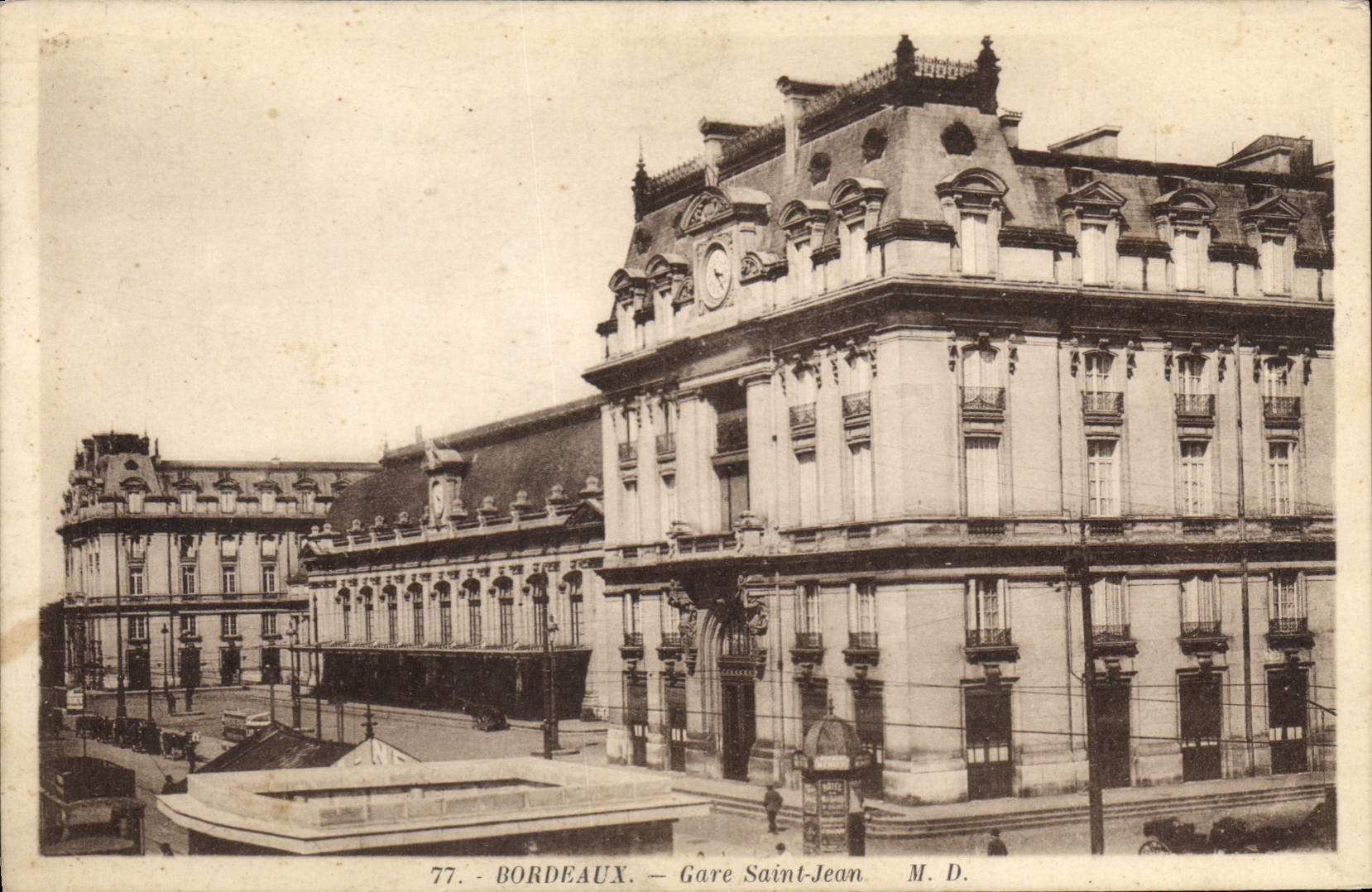 CPA Bordeaux Gare St Jean 
