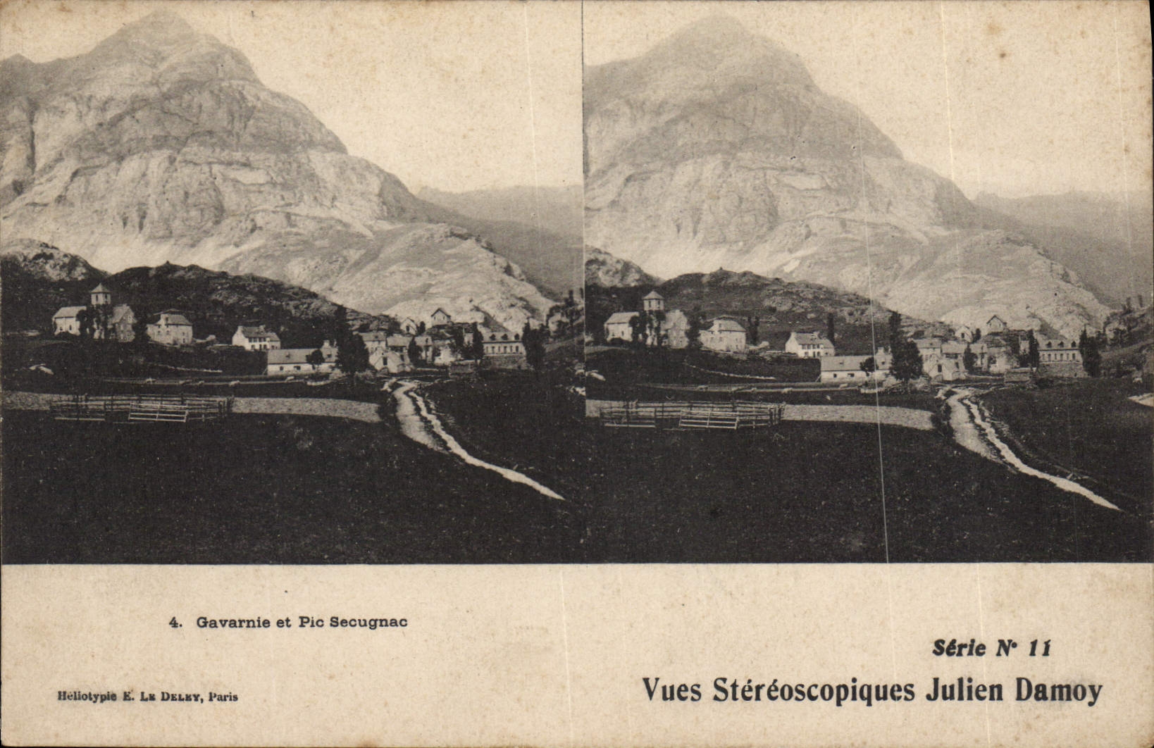 CPA Gavarnie et Pic Secugnac 