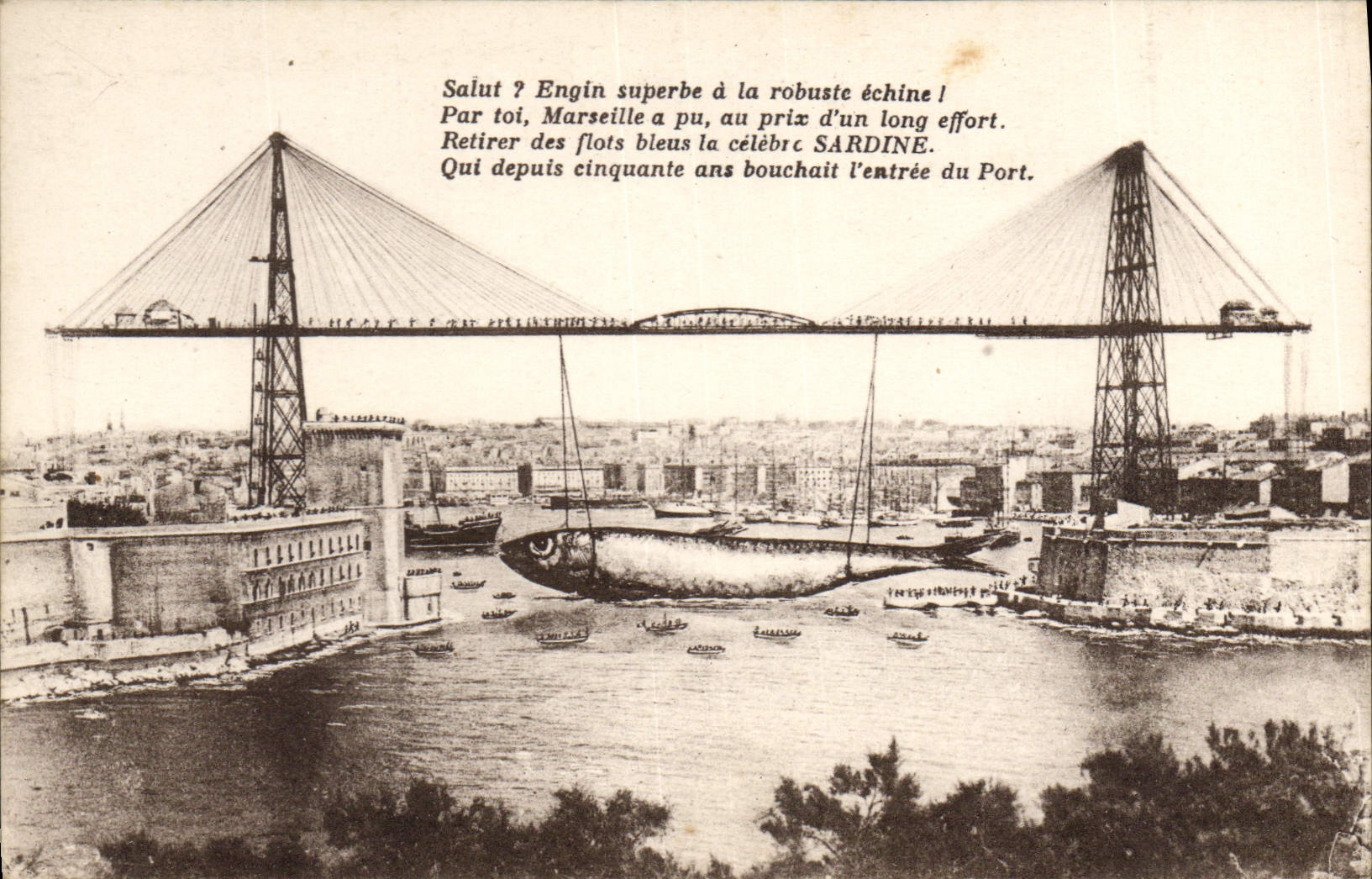 CPA Salut Engin Superbe a la robuste echine