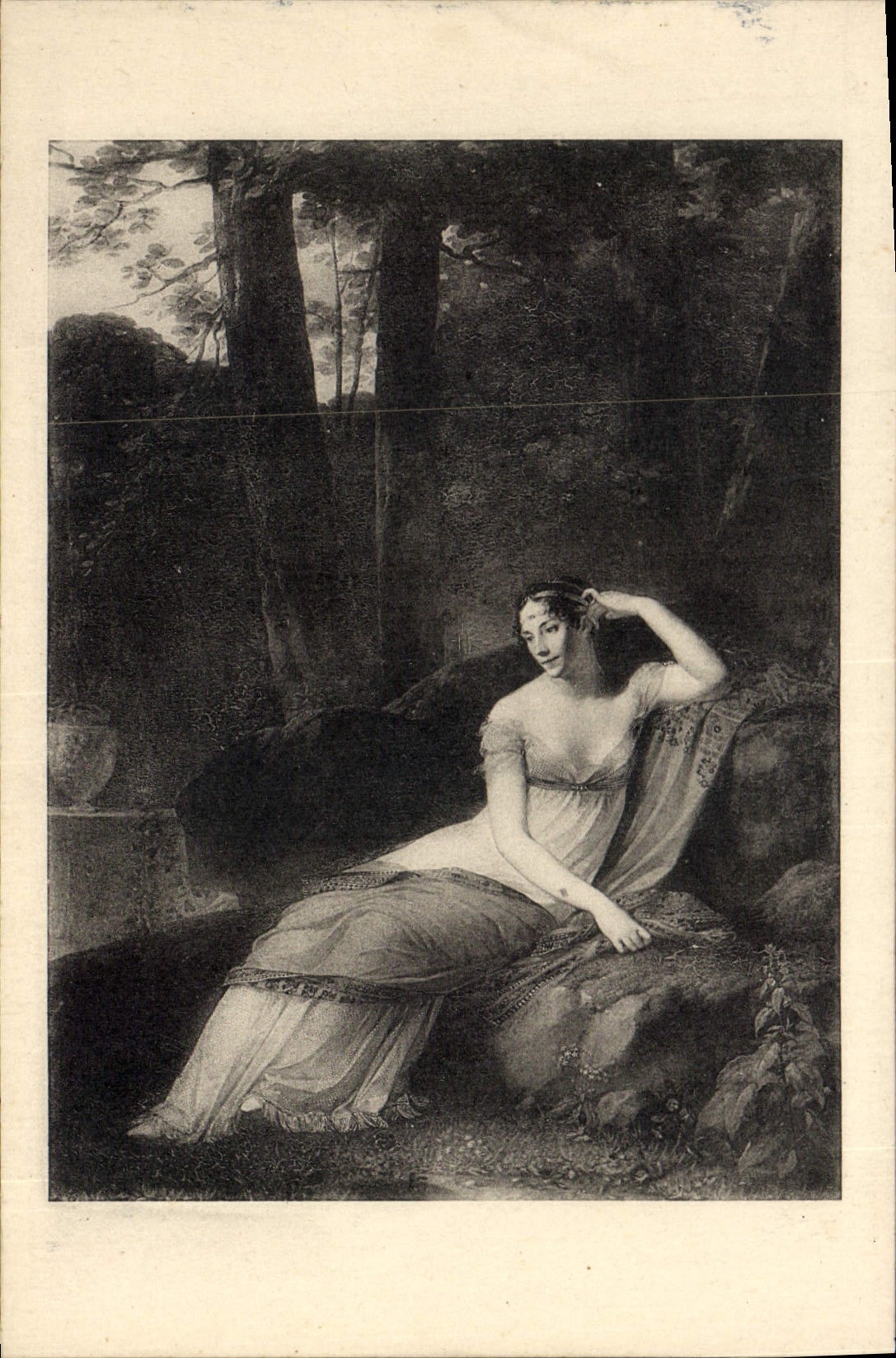 CPA Musee du Louvre Portrait de l'Imperatrice Josephine