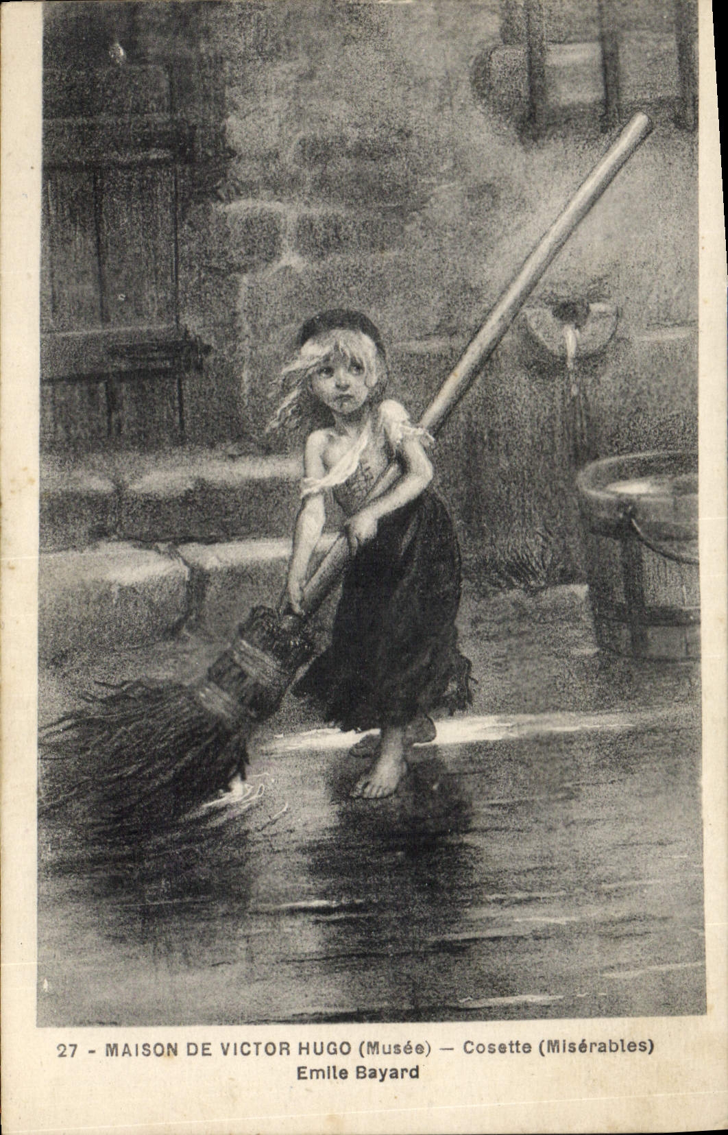 CPA Maison de Victor Hugo Cosette Miserables 