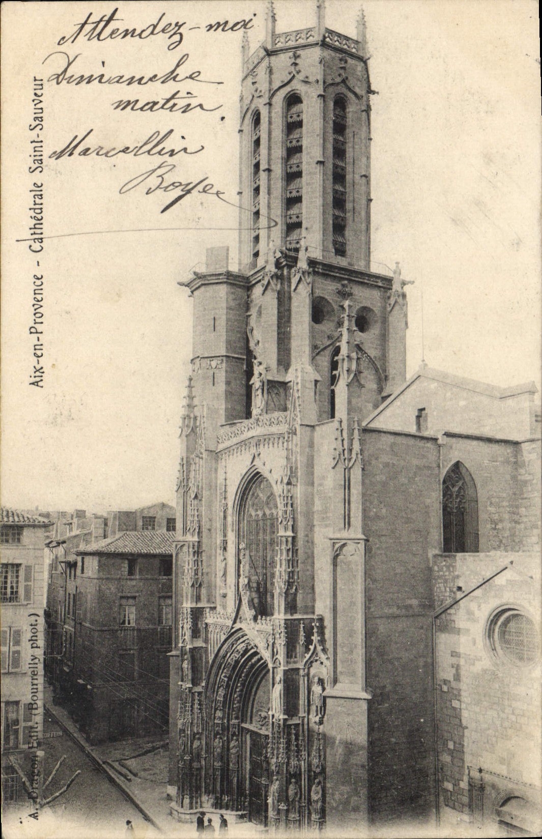 CPA Aix en Provence cathedrale Saint Sauveur 