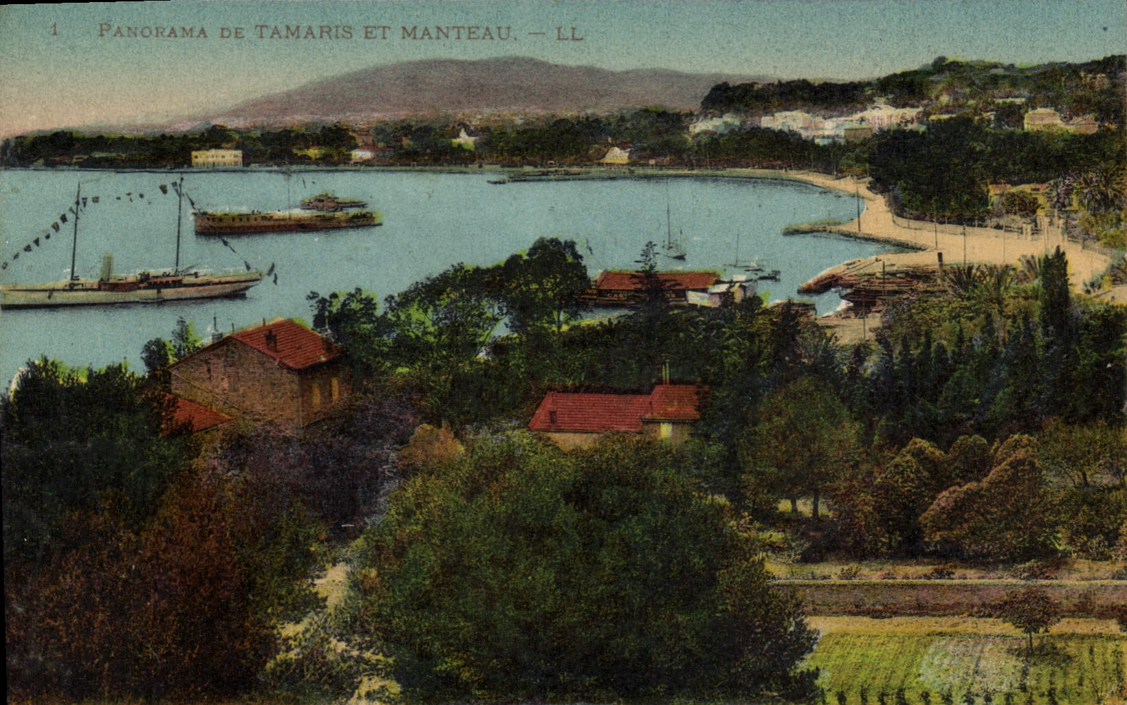 CPA Panorama de Tamaris et Manteau 