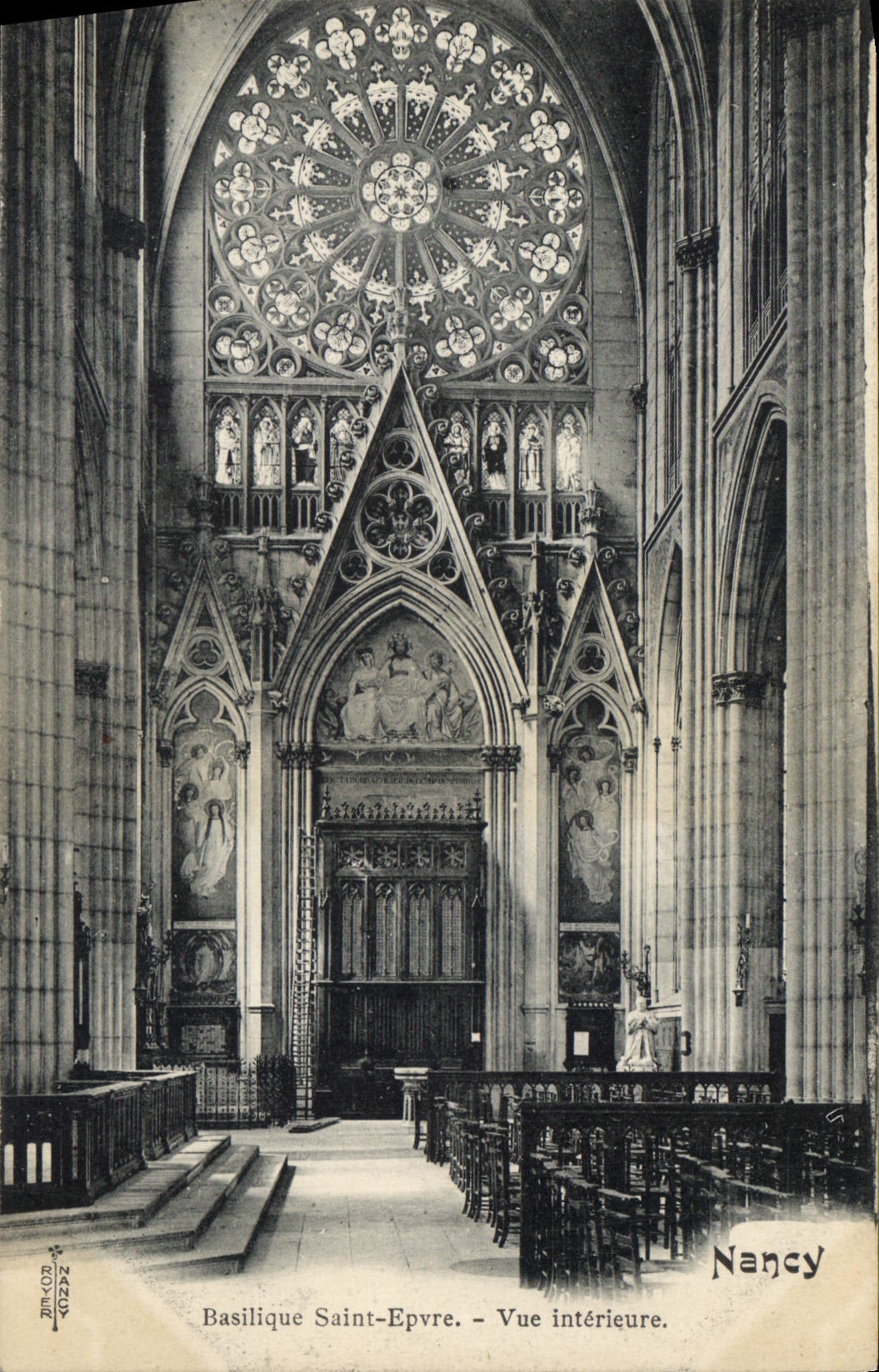 CPA Nancy Basilique Saint Epvre vue interieure 