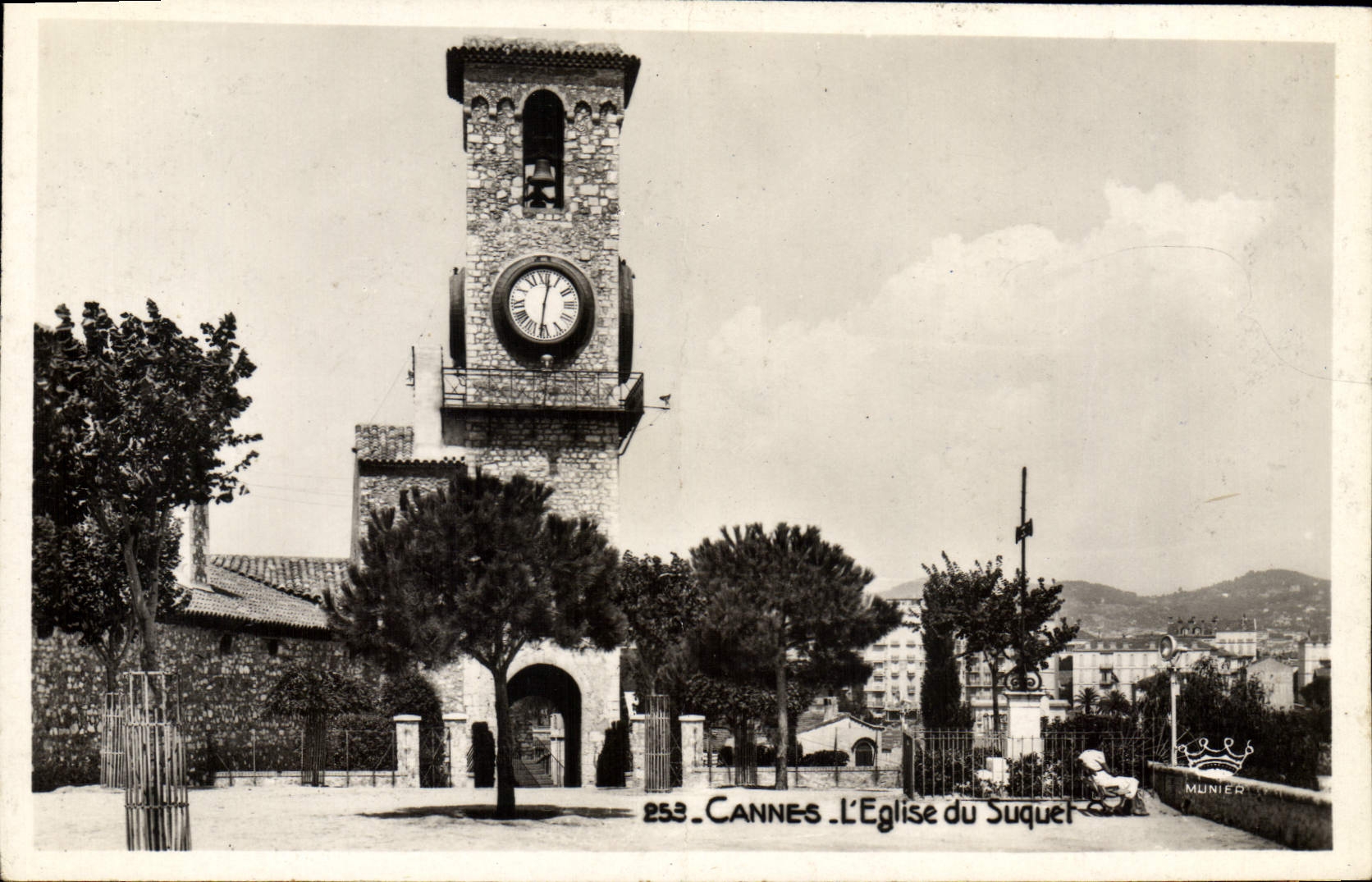 CPA Cannes l'eglise du Suquet 