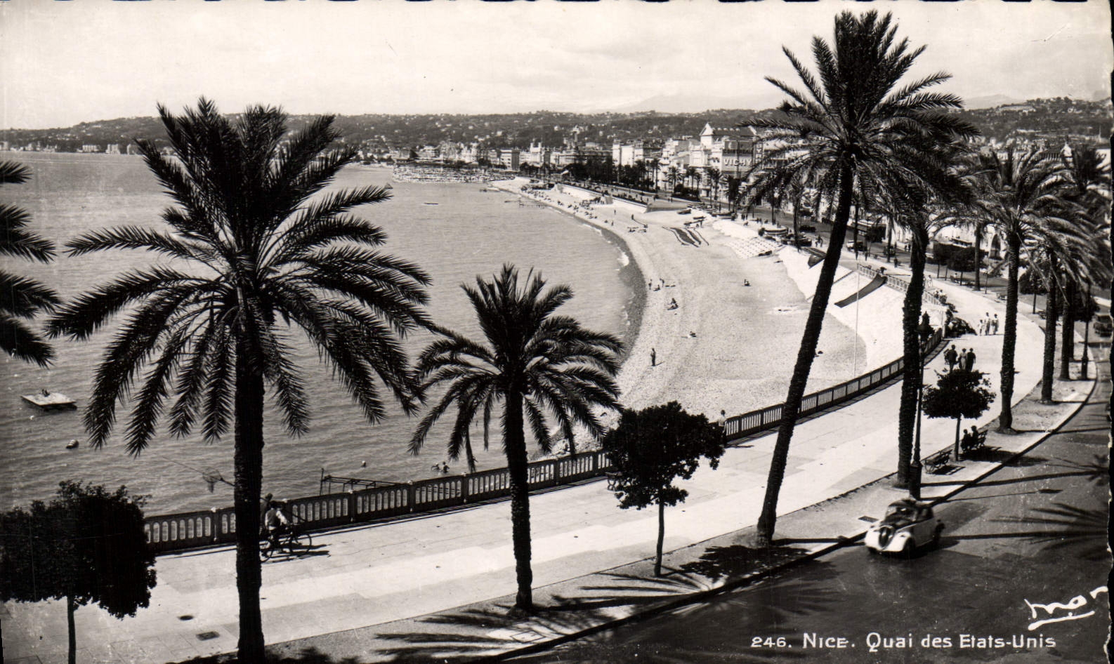 CPA La Cote d'Azur Nice le Quai des Etats Unis
