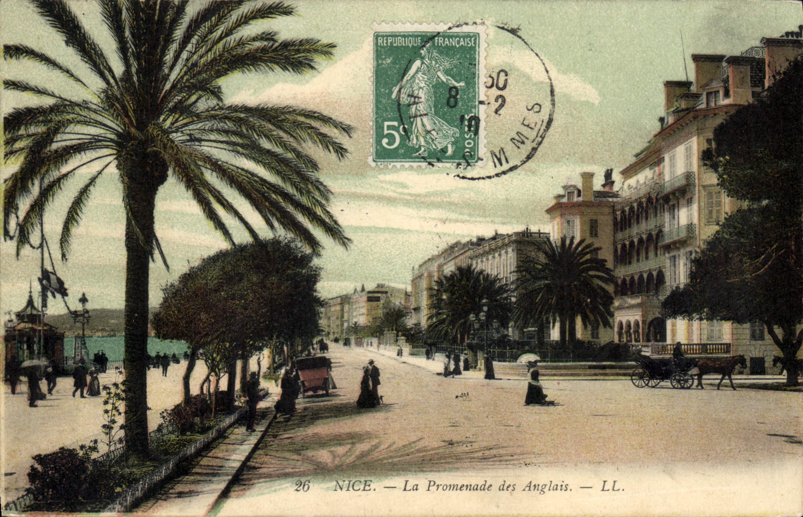 CPA Nice La Promenade des Anglais 