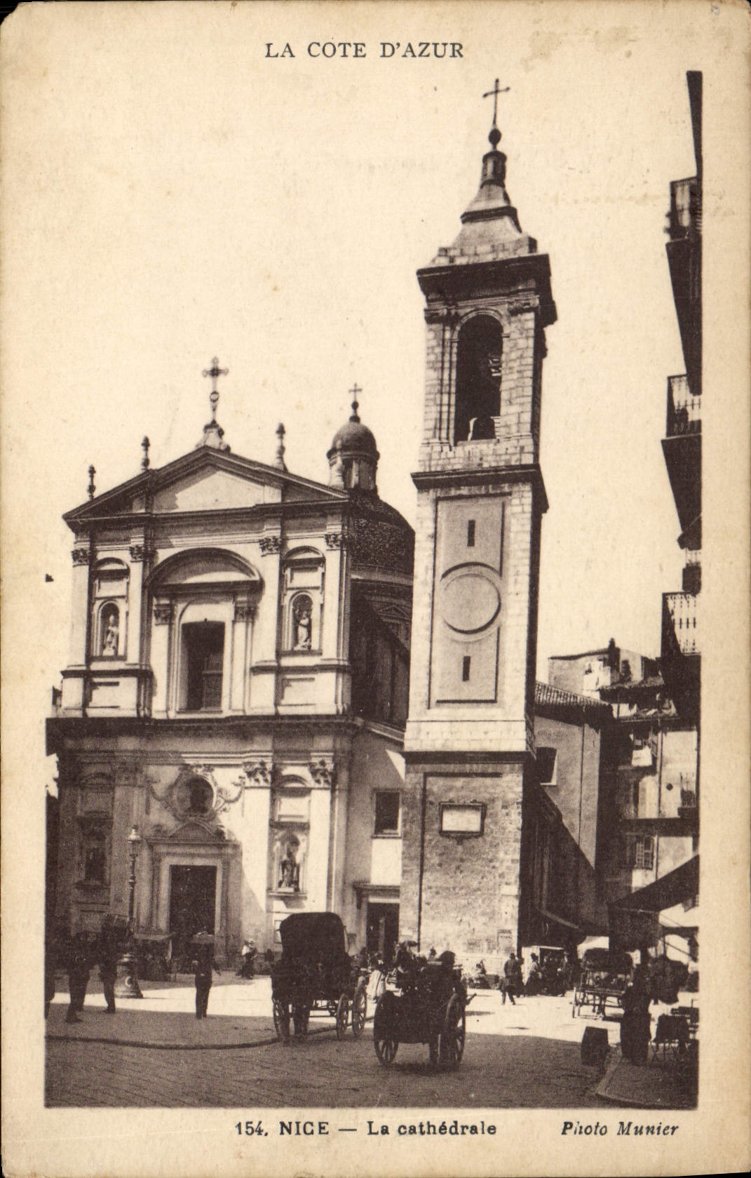 CPA La Cote d'Azur Nice La Cathedrale