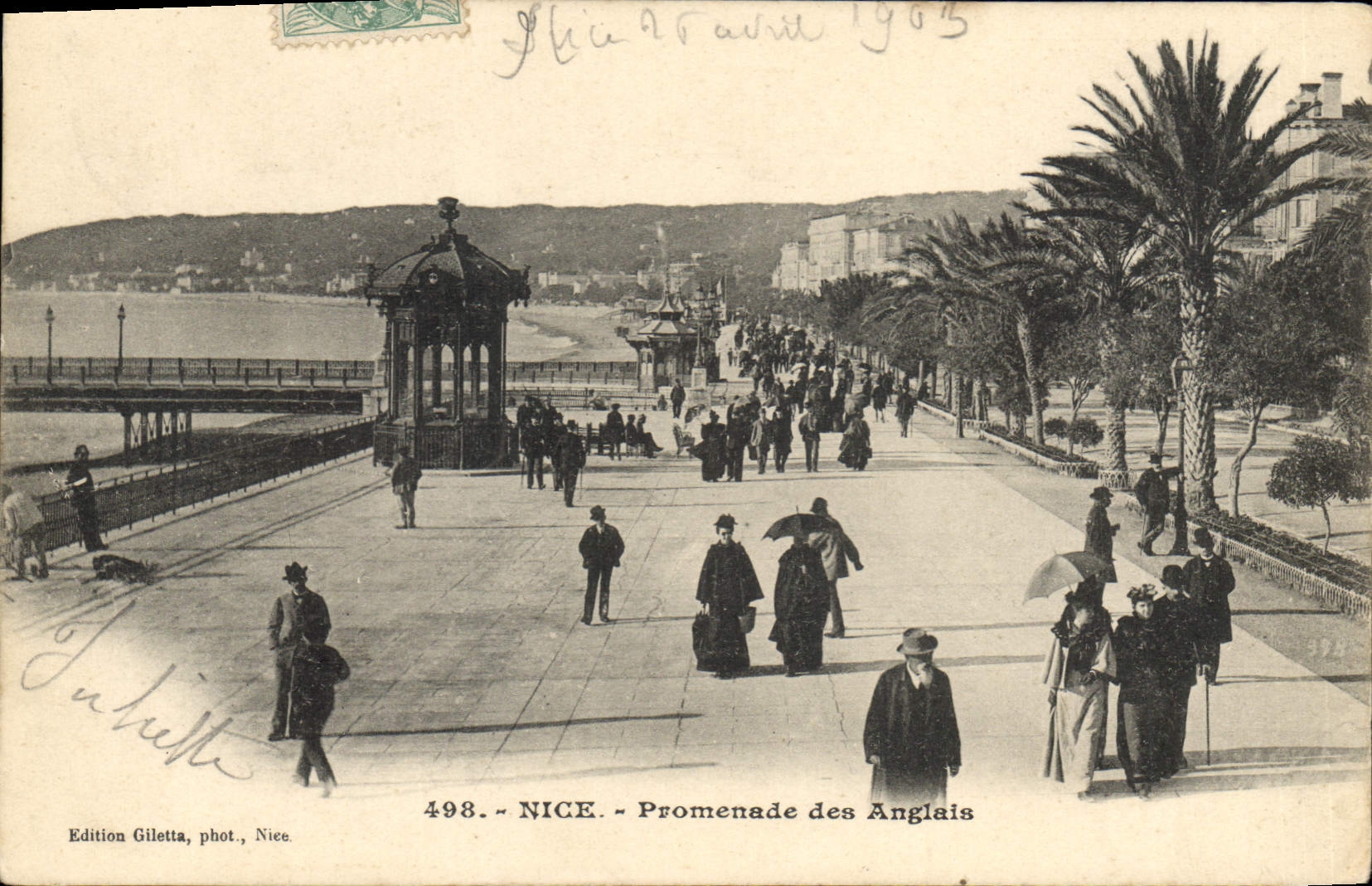 CPA Nice Promenade des Anglais 
