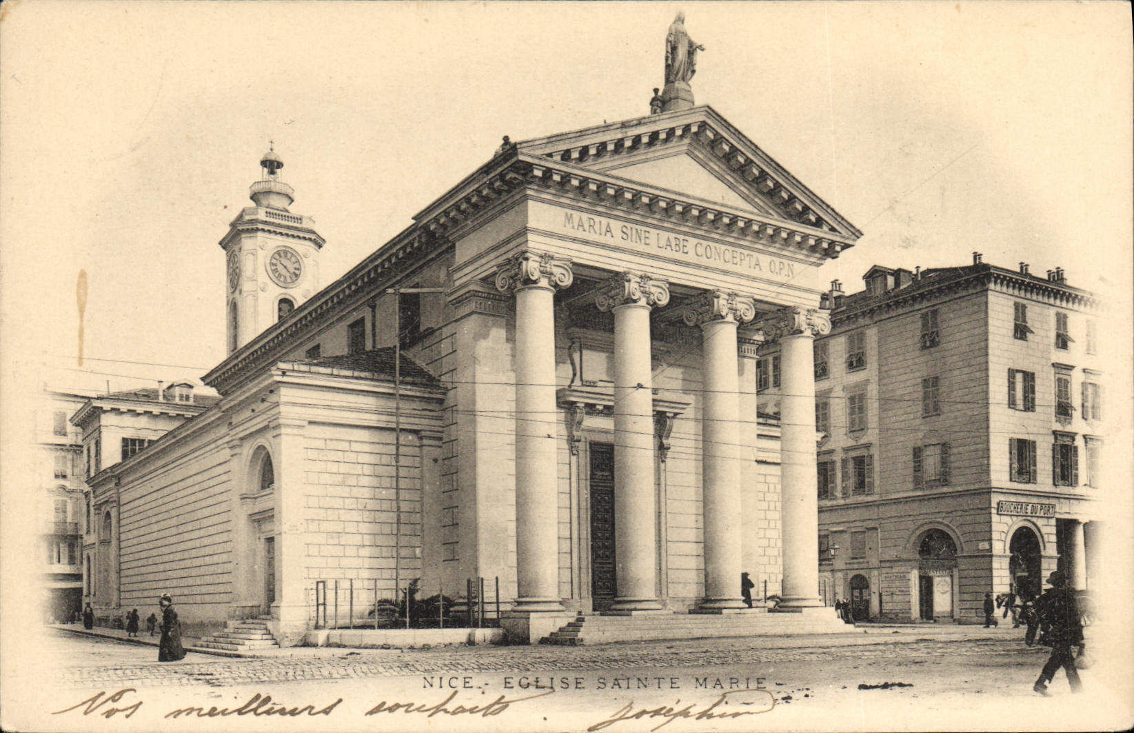 CPA Nice Eglise Sainte Marie