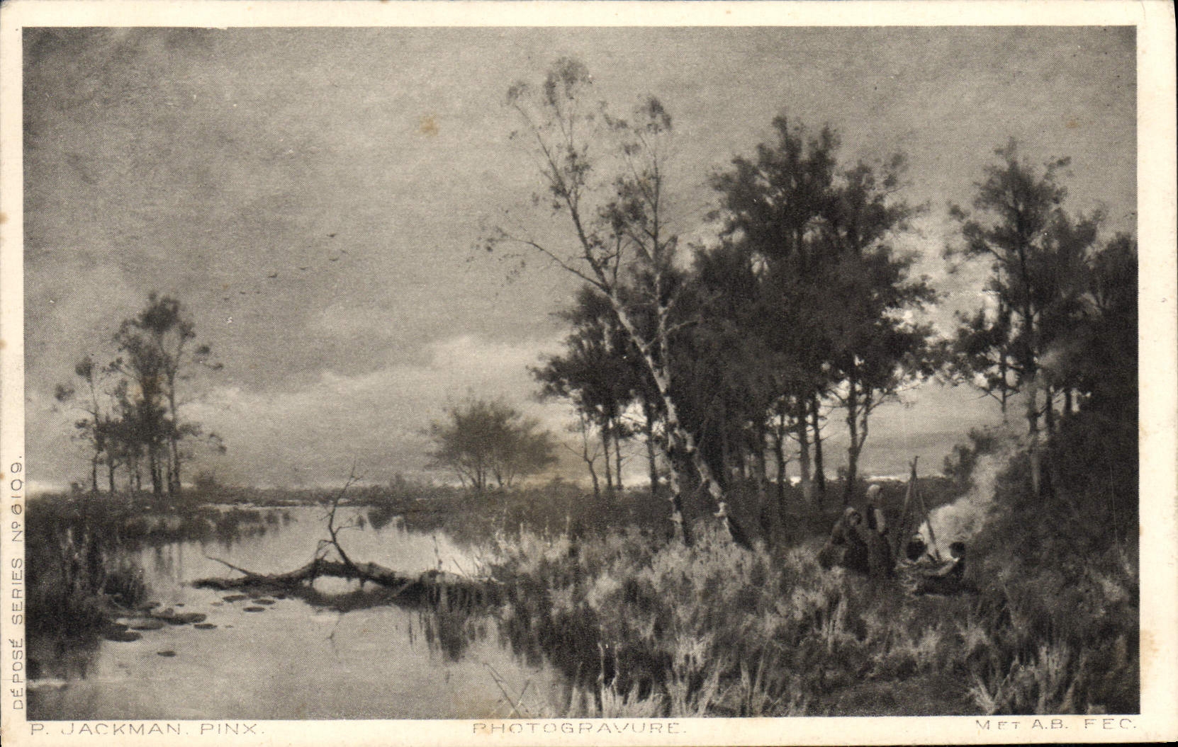 CPA Jackman Pinx Photogravure 
