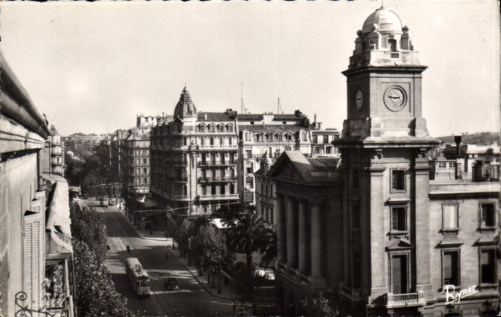 CPA Le Littoral Mediterraneen Toulon Boulevard Marechal Joffre Chambre de Commerce 