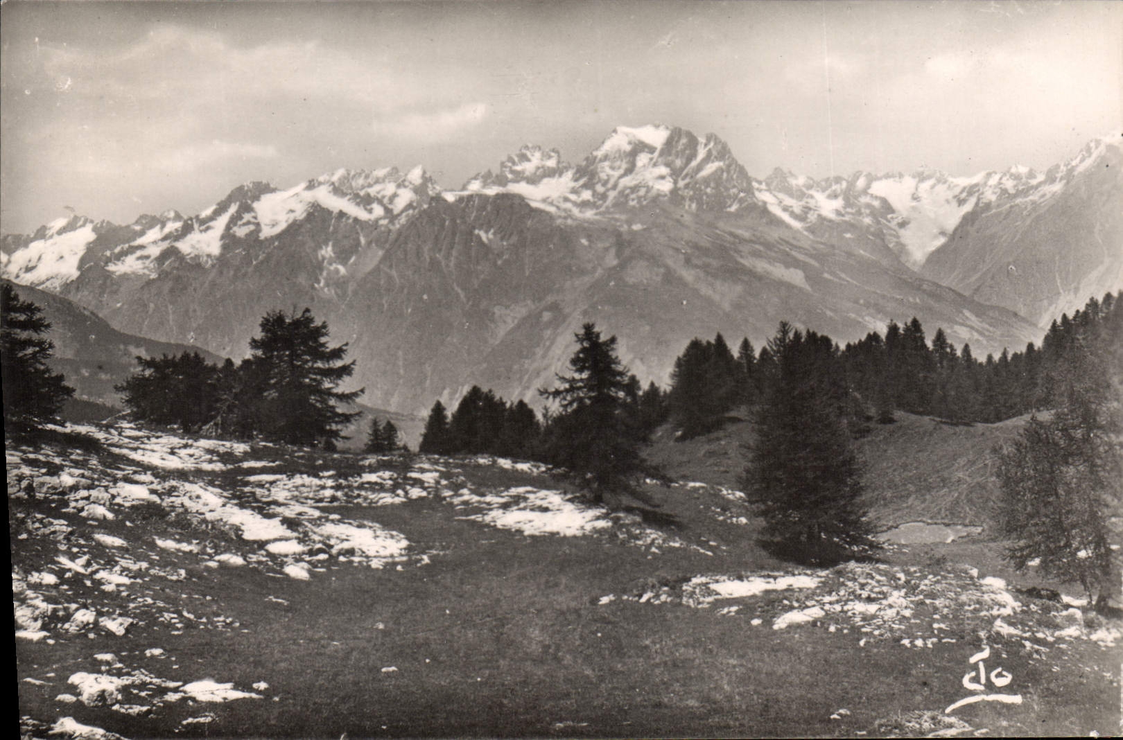 CPA Les Alpes la Vallouise Col de la Pousterle rellant la Vallouse a la Vallee du Fourrell