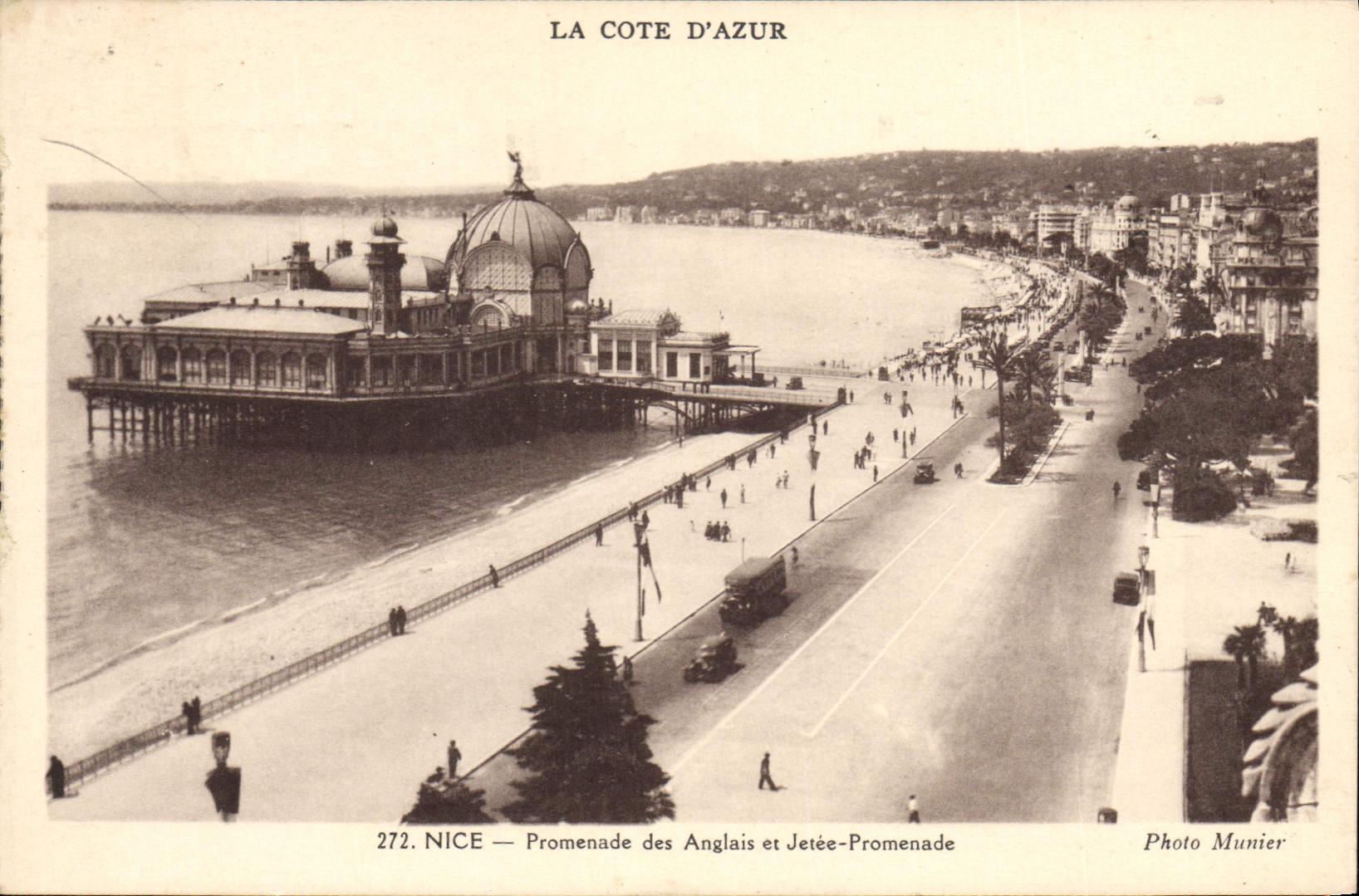 CPA Nice Promenade des Anglais et Jetee Promenade