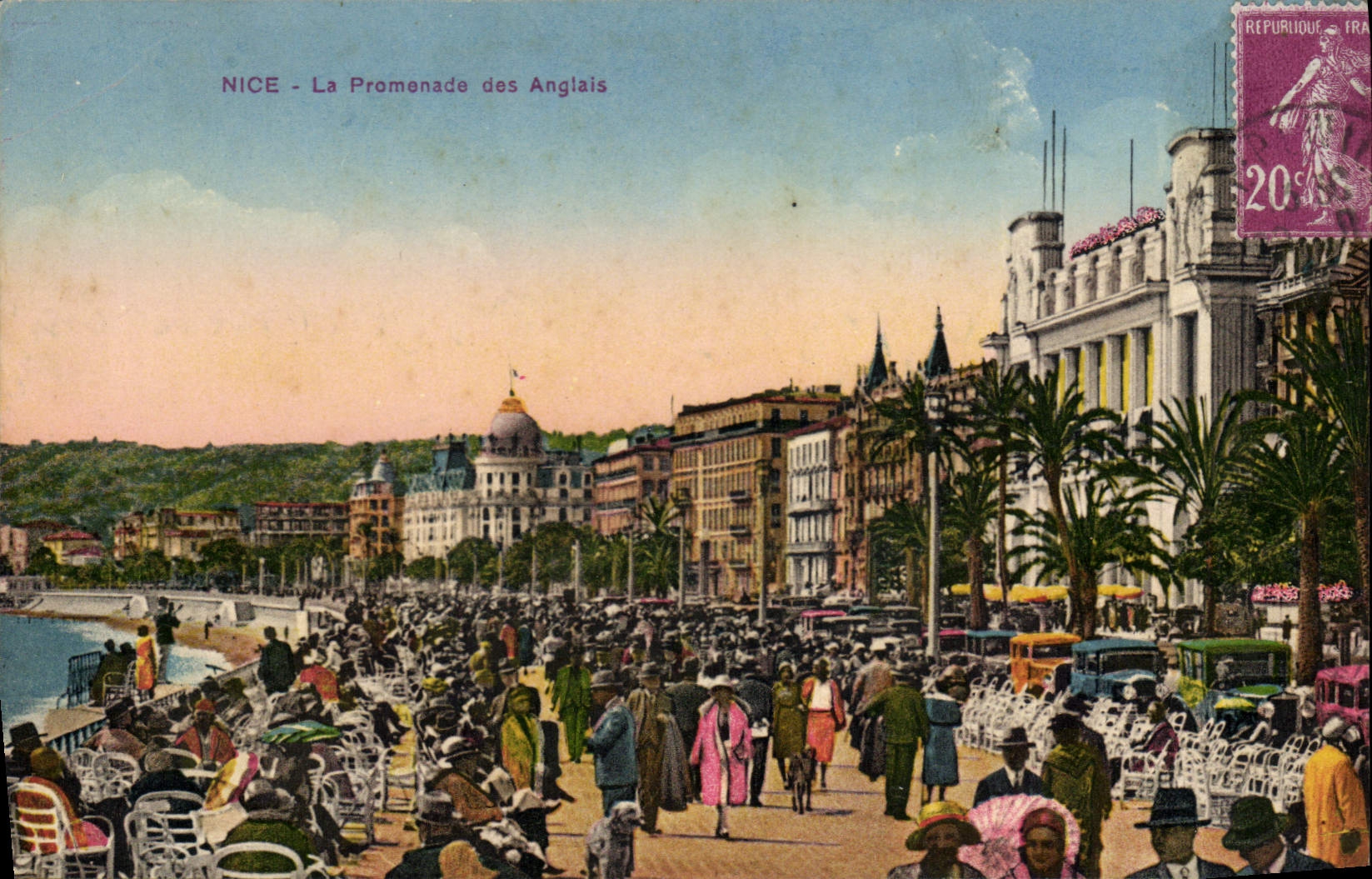 CPA Nice la Promenade des Anglais 