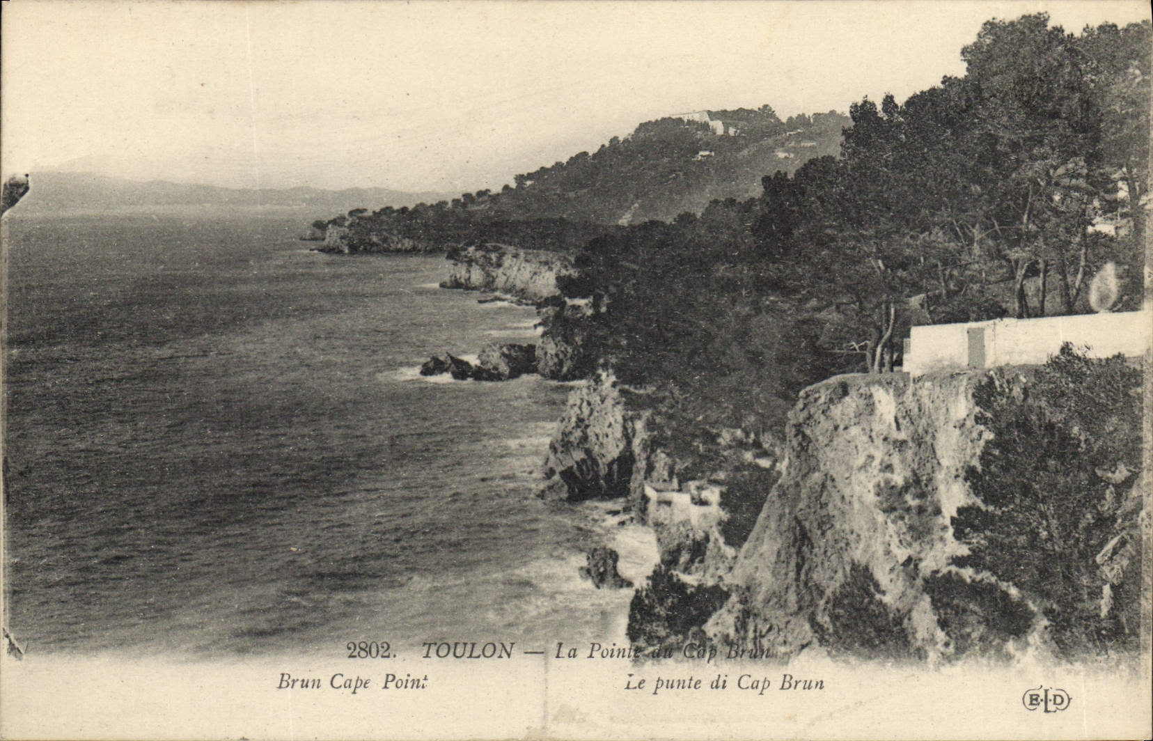 CPA Toulon la pointe du Cap Brun 