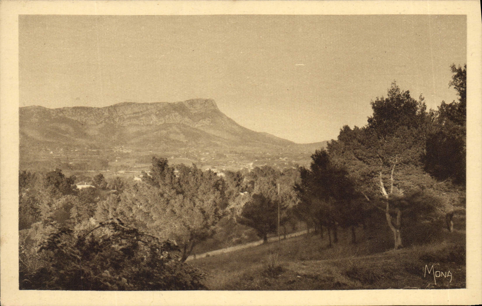 CPA Toulon le Mont Coudon vue prise des hauteurs du Cap Brun 