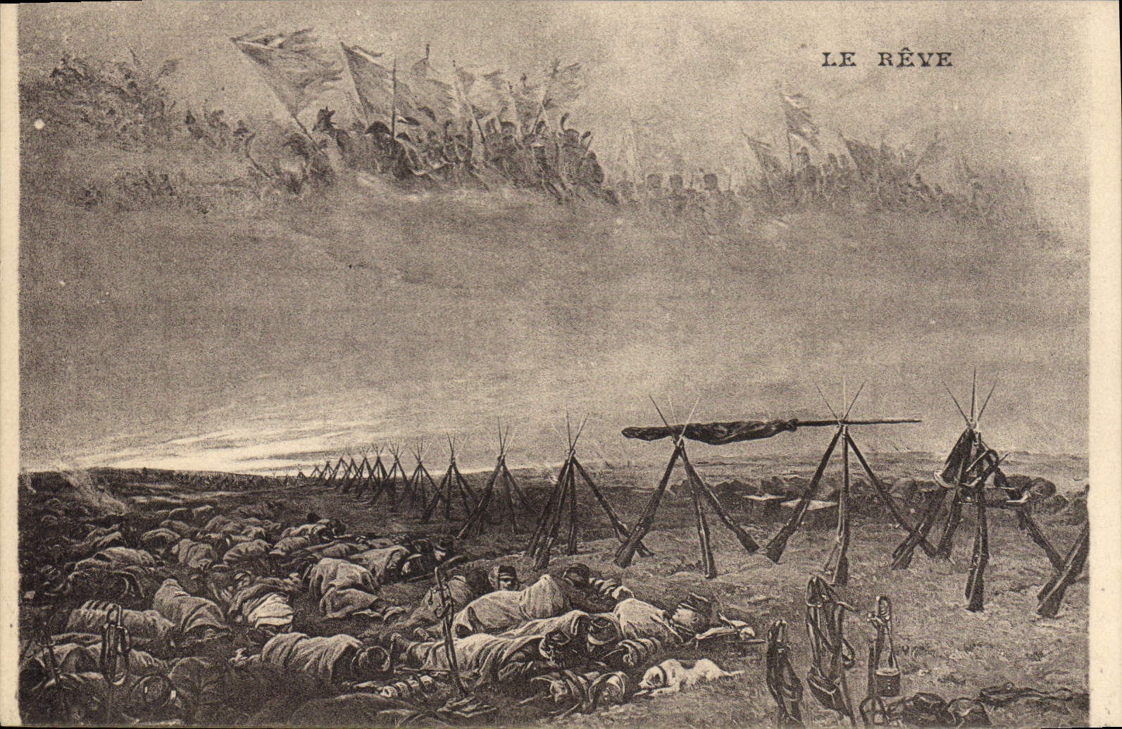 CPA Le Reve Militaria
