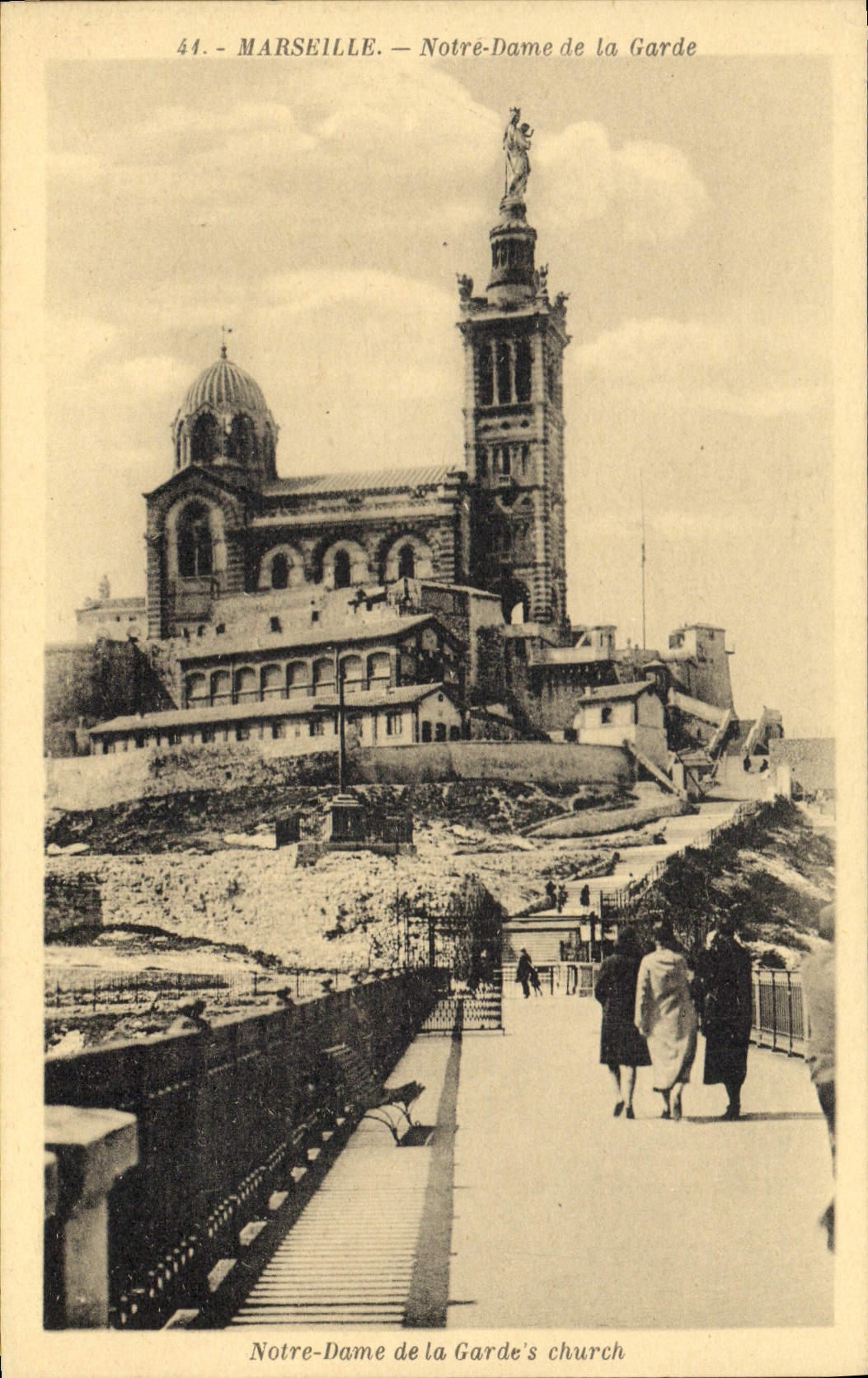 CPA Marseille Notre Dame de la garde 