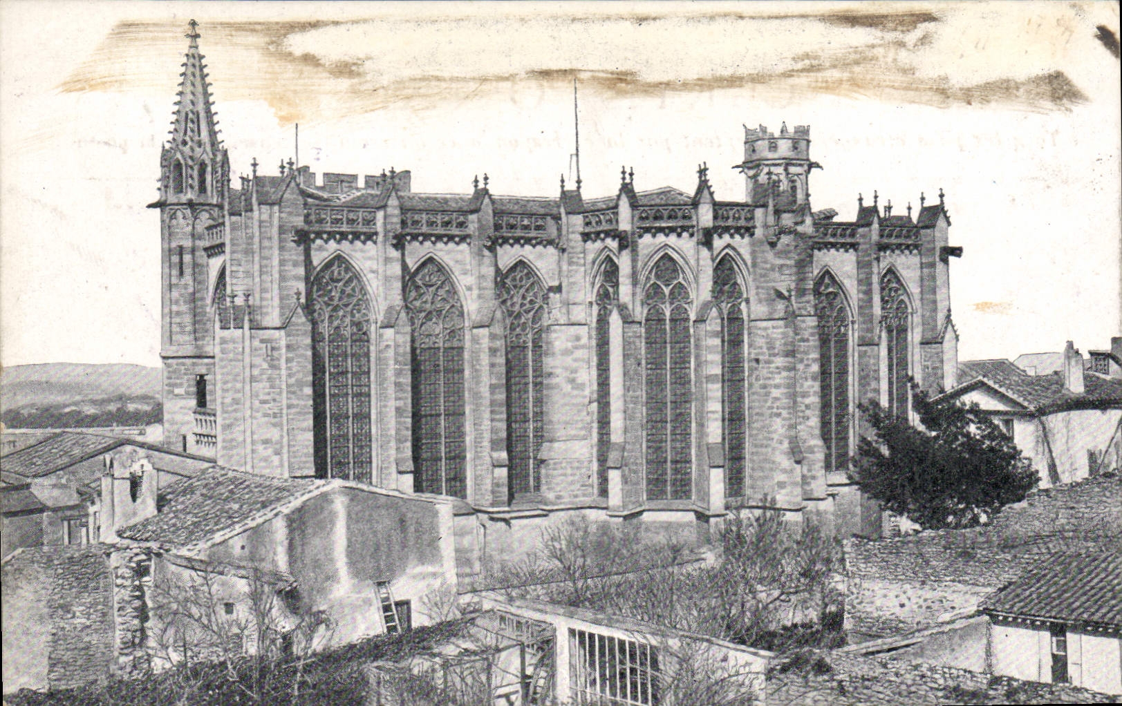 CPA Cite de Carcassonne Château