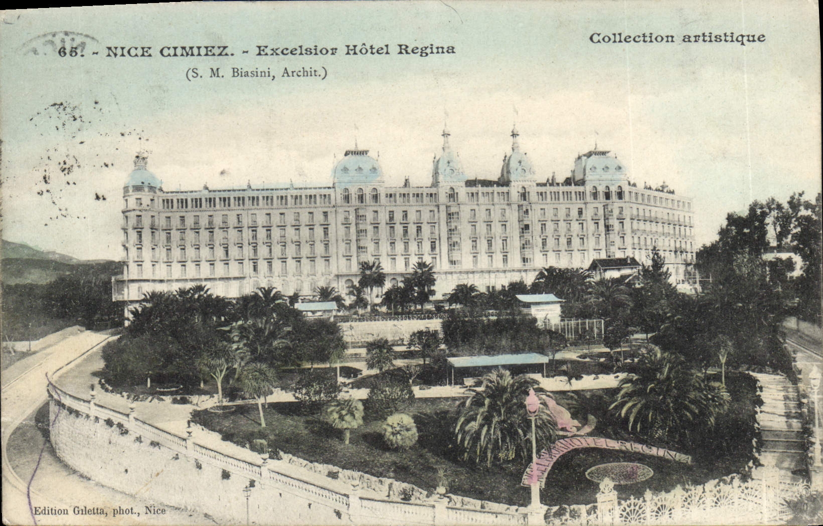 CPA Nice Cimiez Excelsior hotel Regina Collection Artistique 