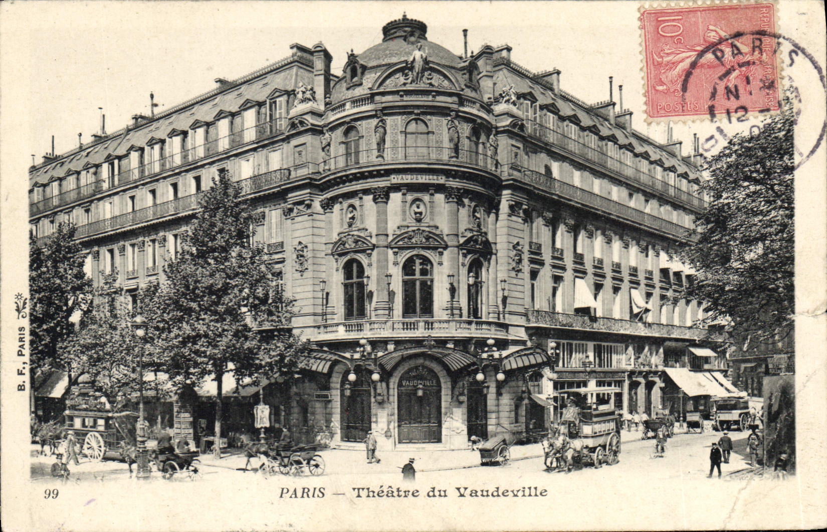 CPA Paris Theatre du Vaudeville 