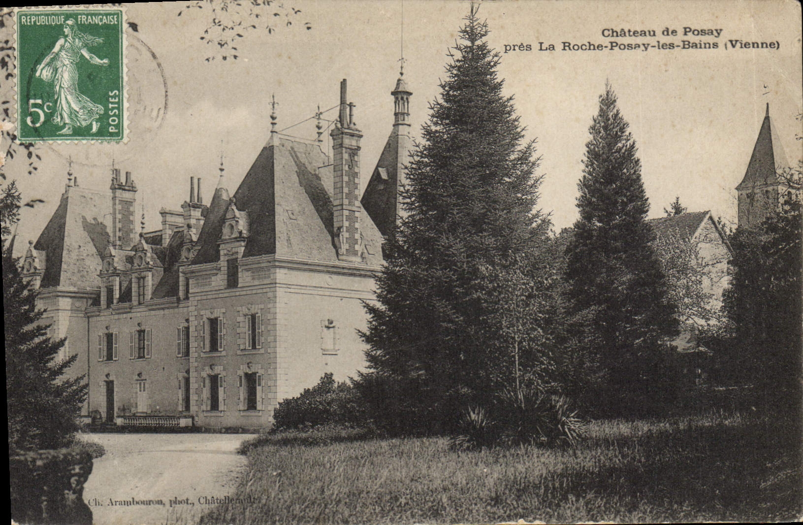 CPA Chateau de Posay pres la Roche Posay les Bains Vienne 