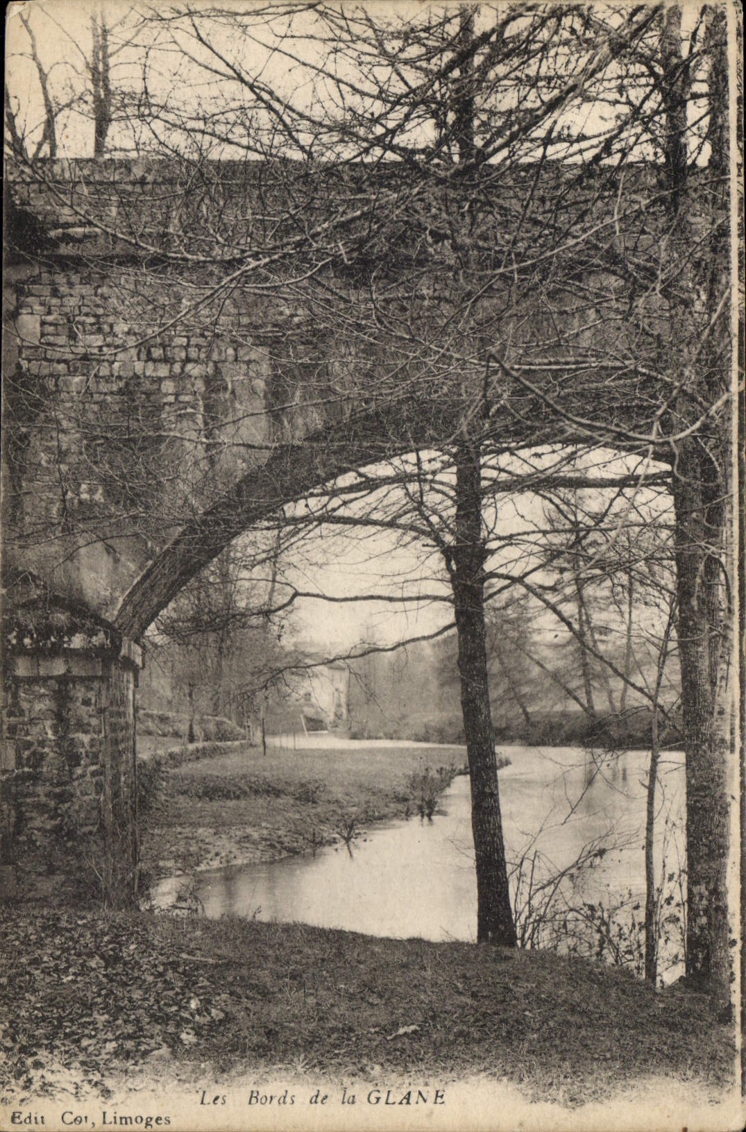 CPA Limoges Les bords de la Glane 