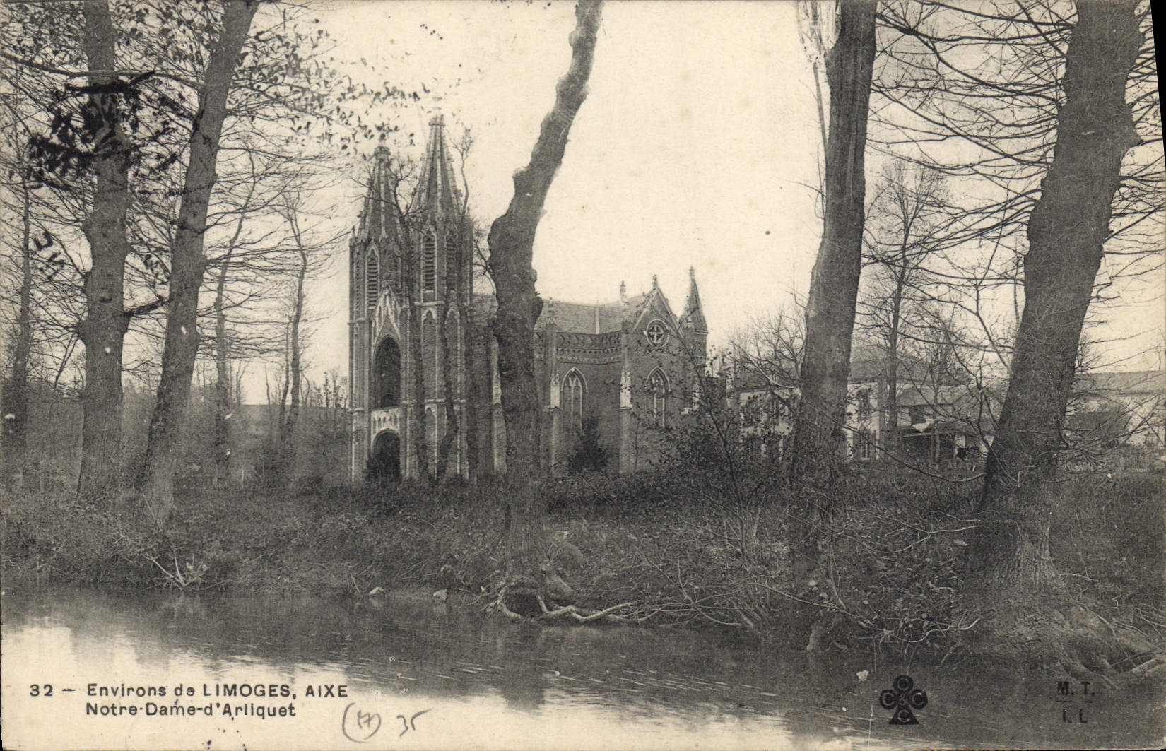 CPA Environs de Limoges Aixe Notre Dame d'Arliquet 