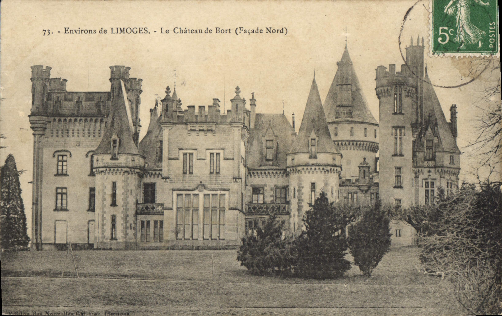 CPA Environs de Limoges Le Chateau de Bort 