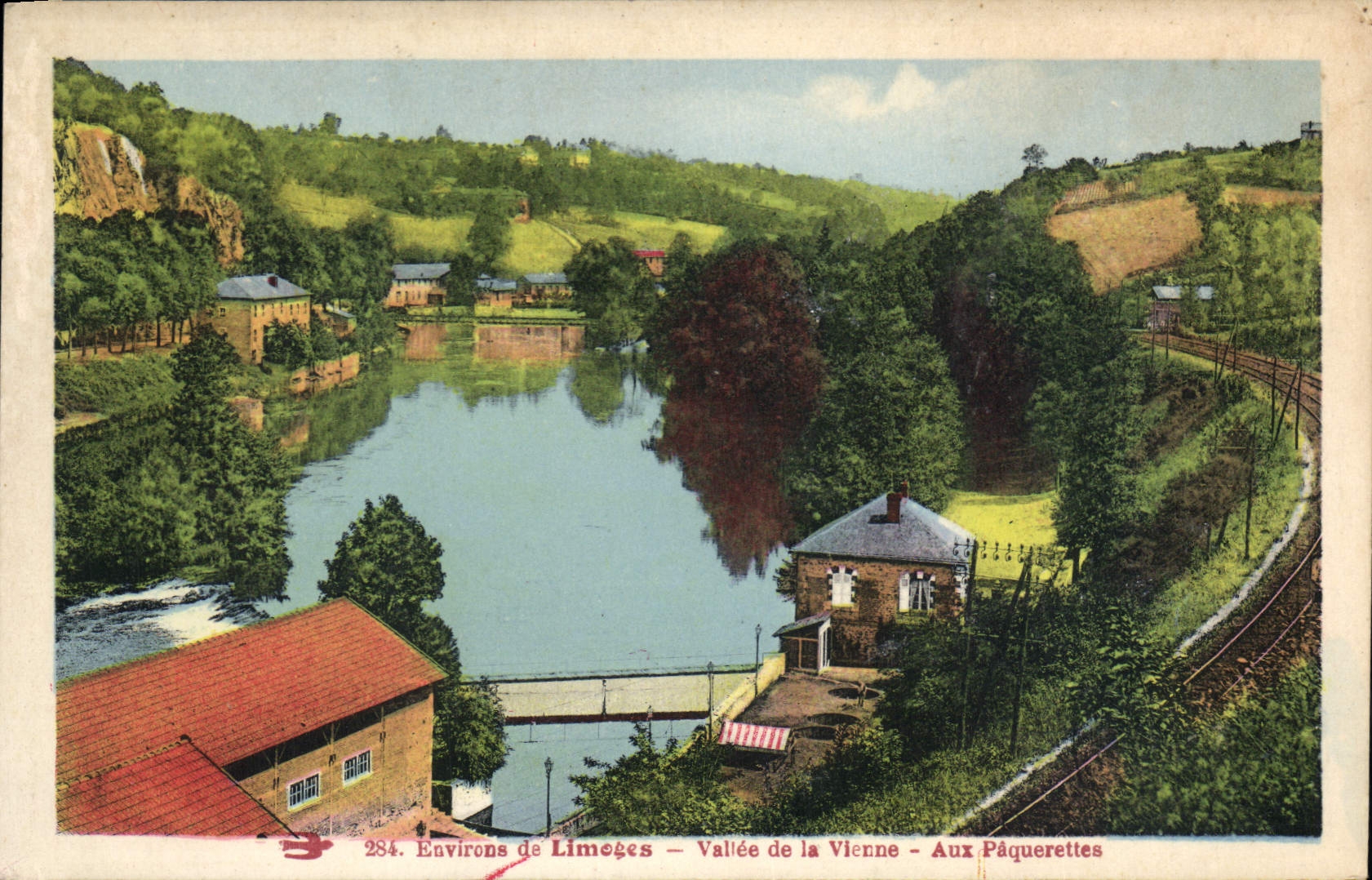CPA Environs de Limoges Vallee de la Vienne Aux Paquerettes 