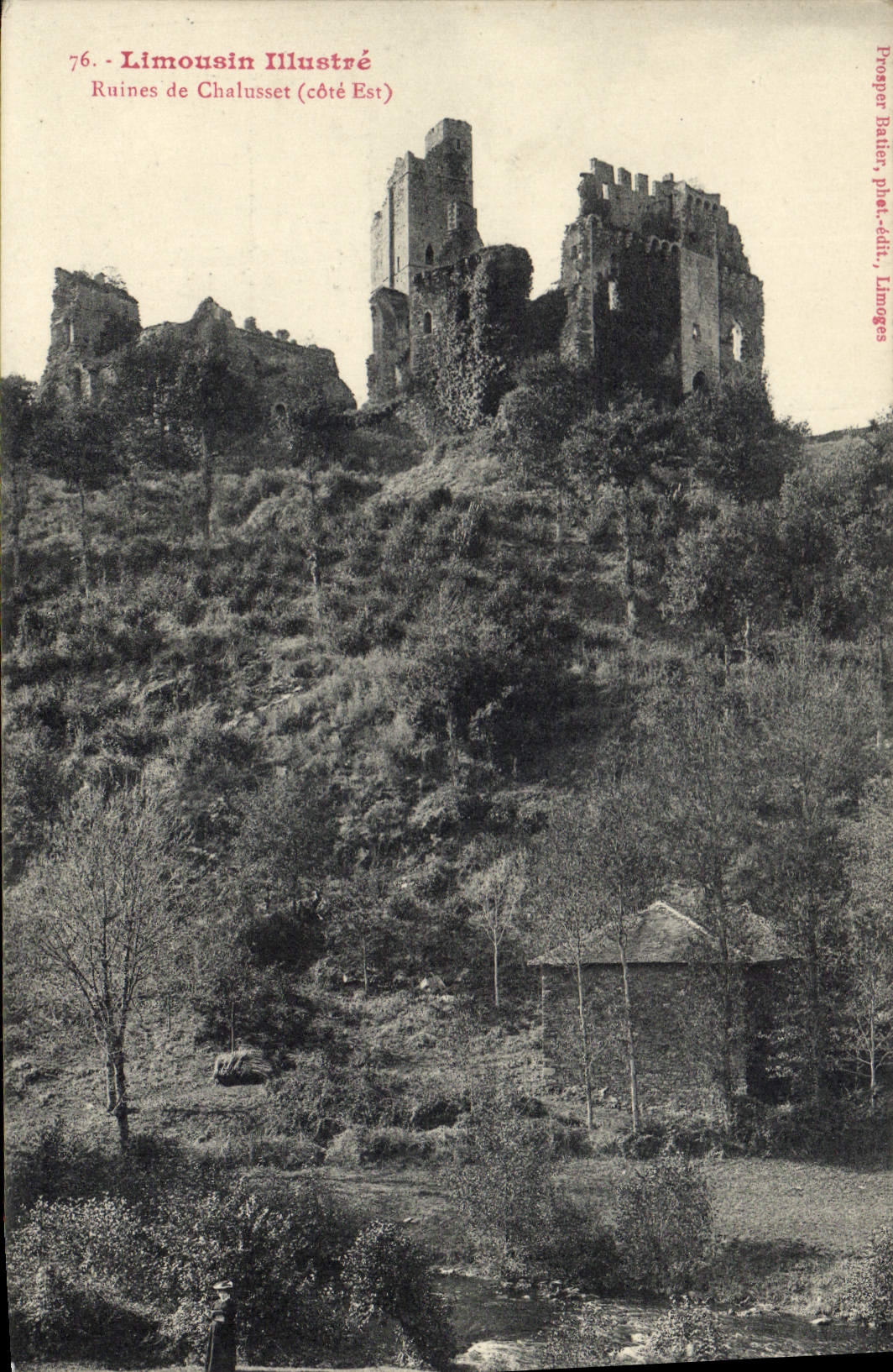 CPA Limousin Illustre Ruines de Chalusset 