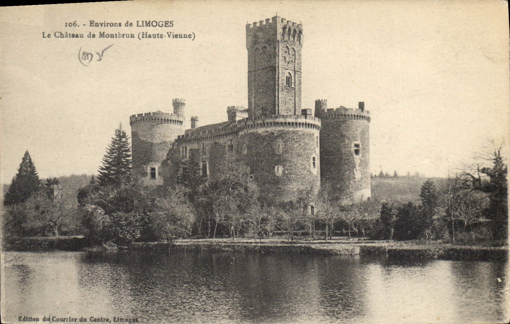 CPA Environs de Limoges Le Chateau de Montbrun Hte Vienne 
