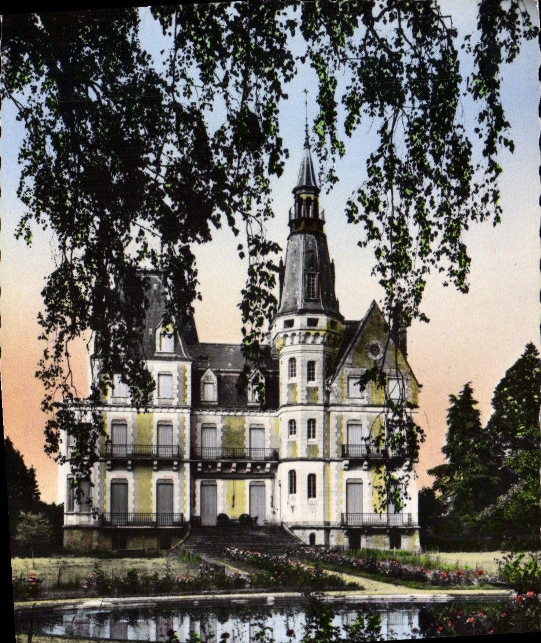 CPA Magnac Laval Hte Vienne Le Chateau