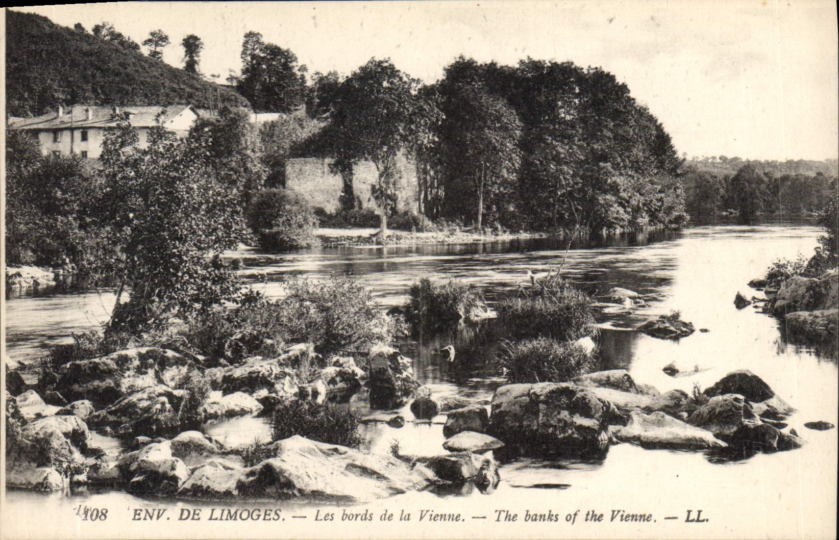 CPA Environs de Limoges Les bords de la Vienne